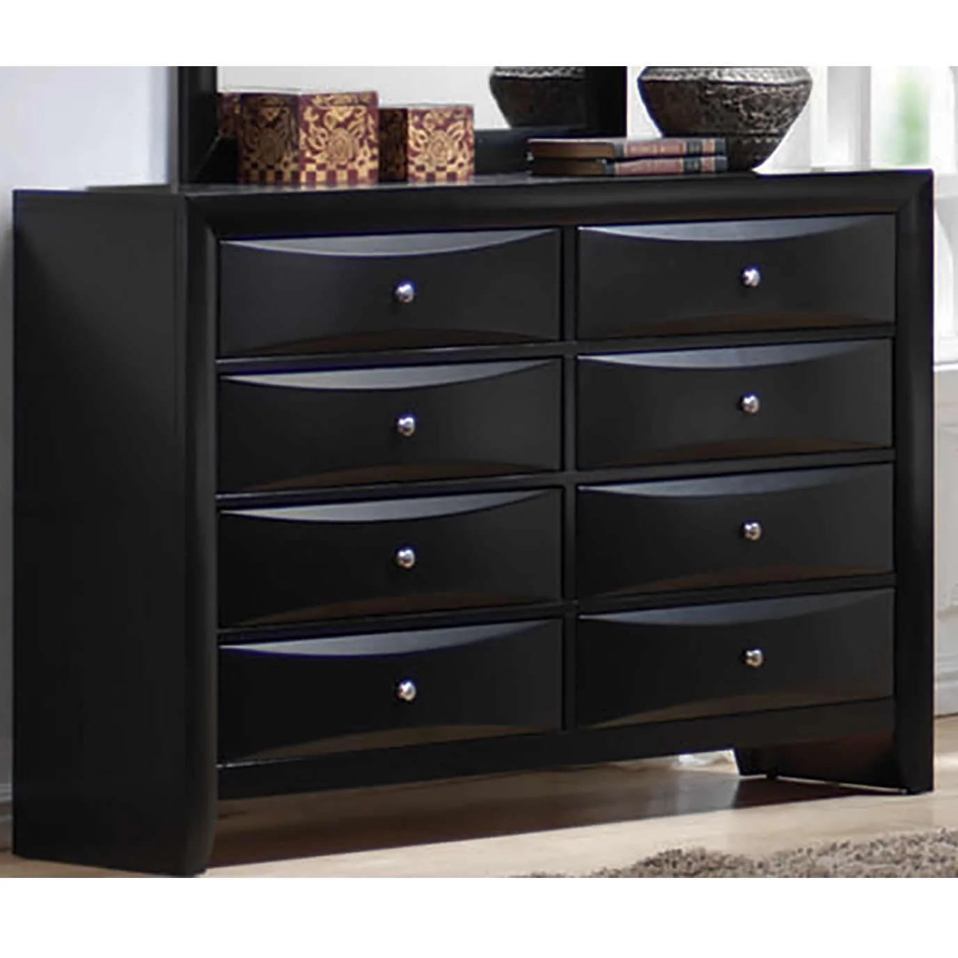 Coaster Furniture Briana 200703 8-Drawer Dresser - Black - Image 1