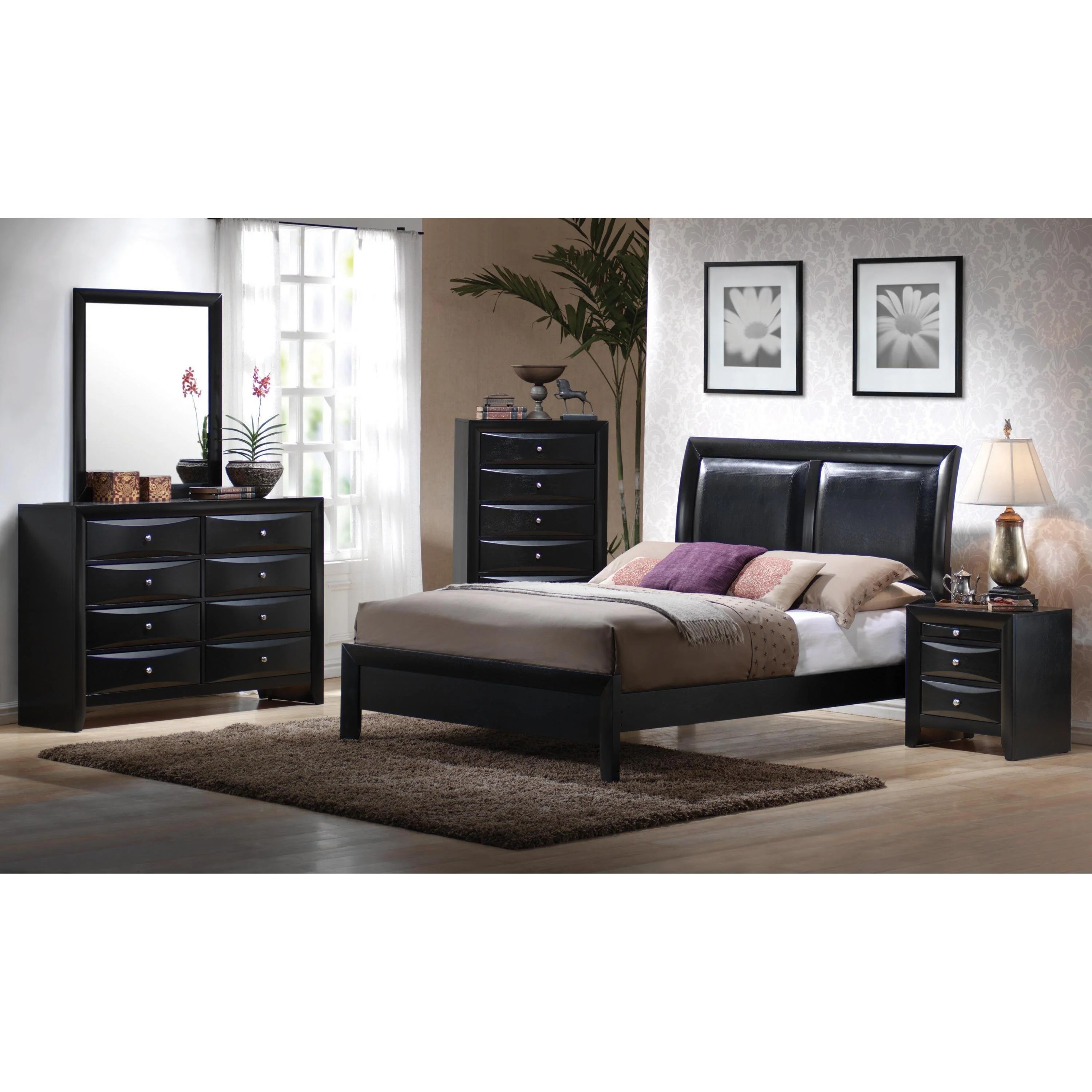 Coaster Furniture Briana 200704 Dresser Mirror - Black - Image 3