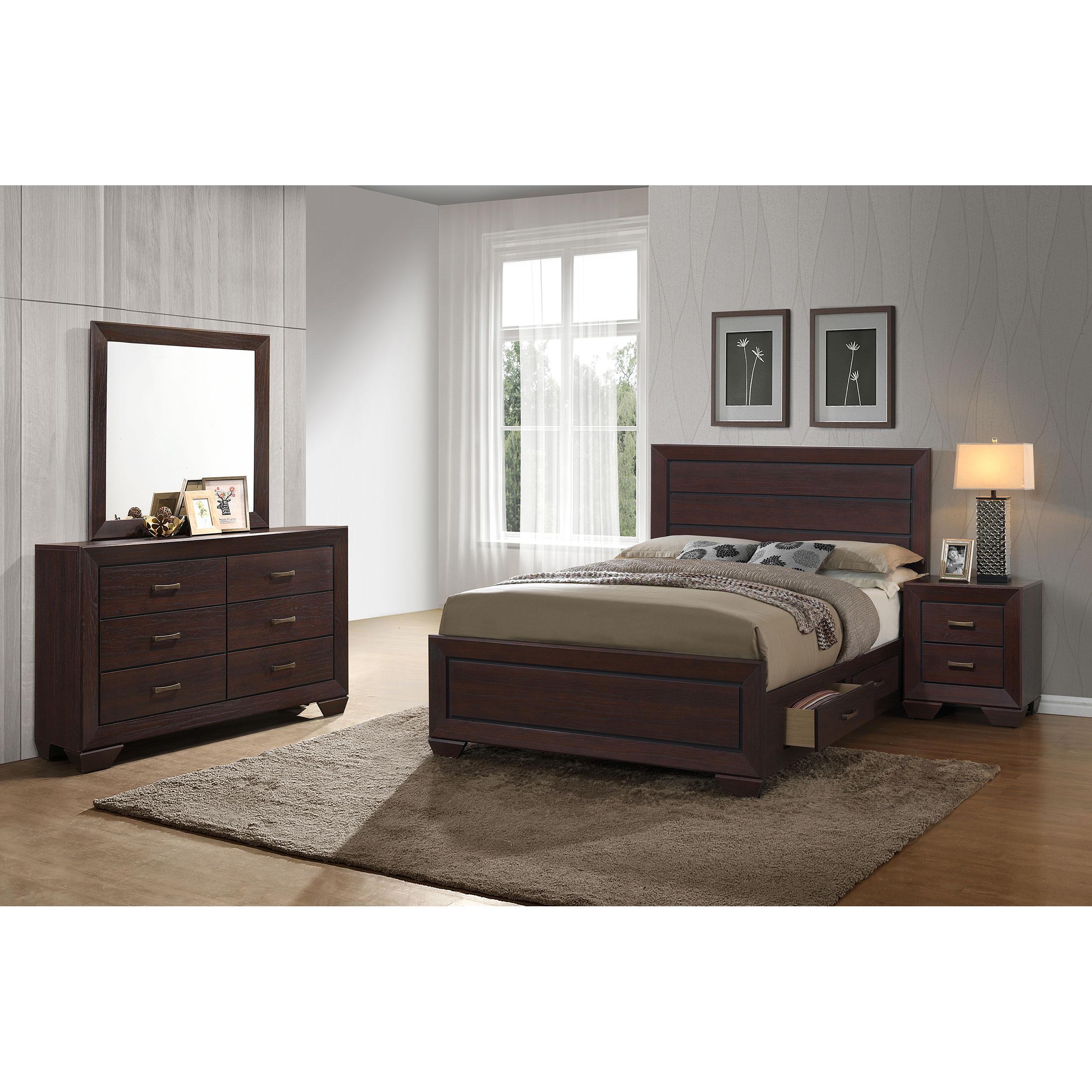 Coaster Furniture Kauffman 204390KW 6 pc California King Bedroom Set with Storage - Image 1