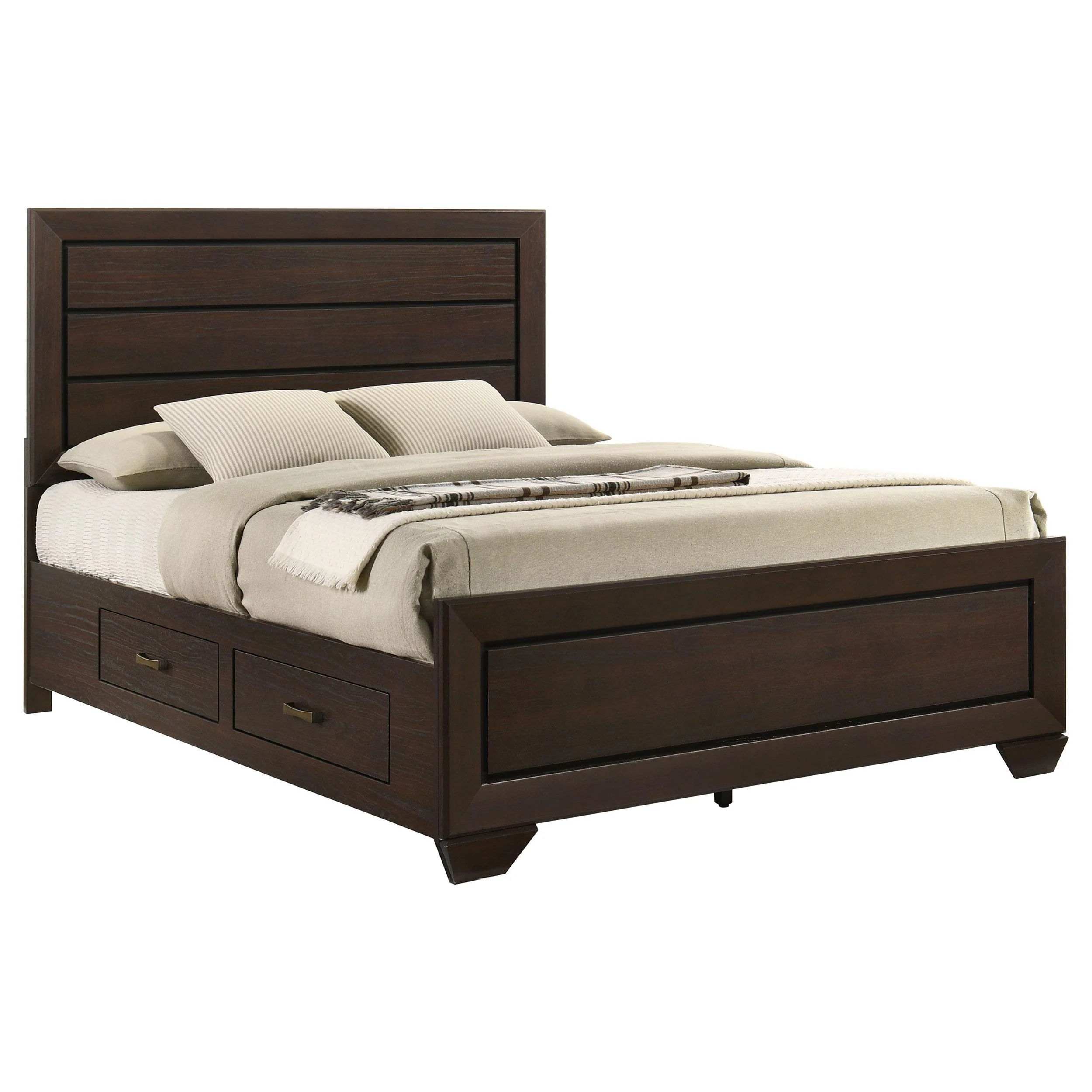 Coaster Furniture Kauffman 204390Q 6 pc Queen Bedroom Set with Storage - Image 2