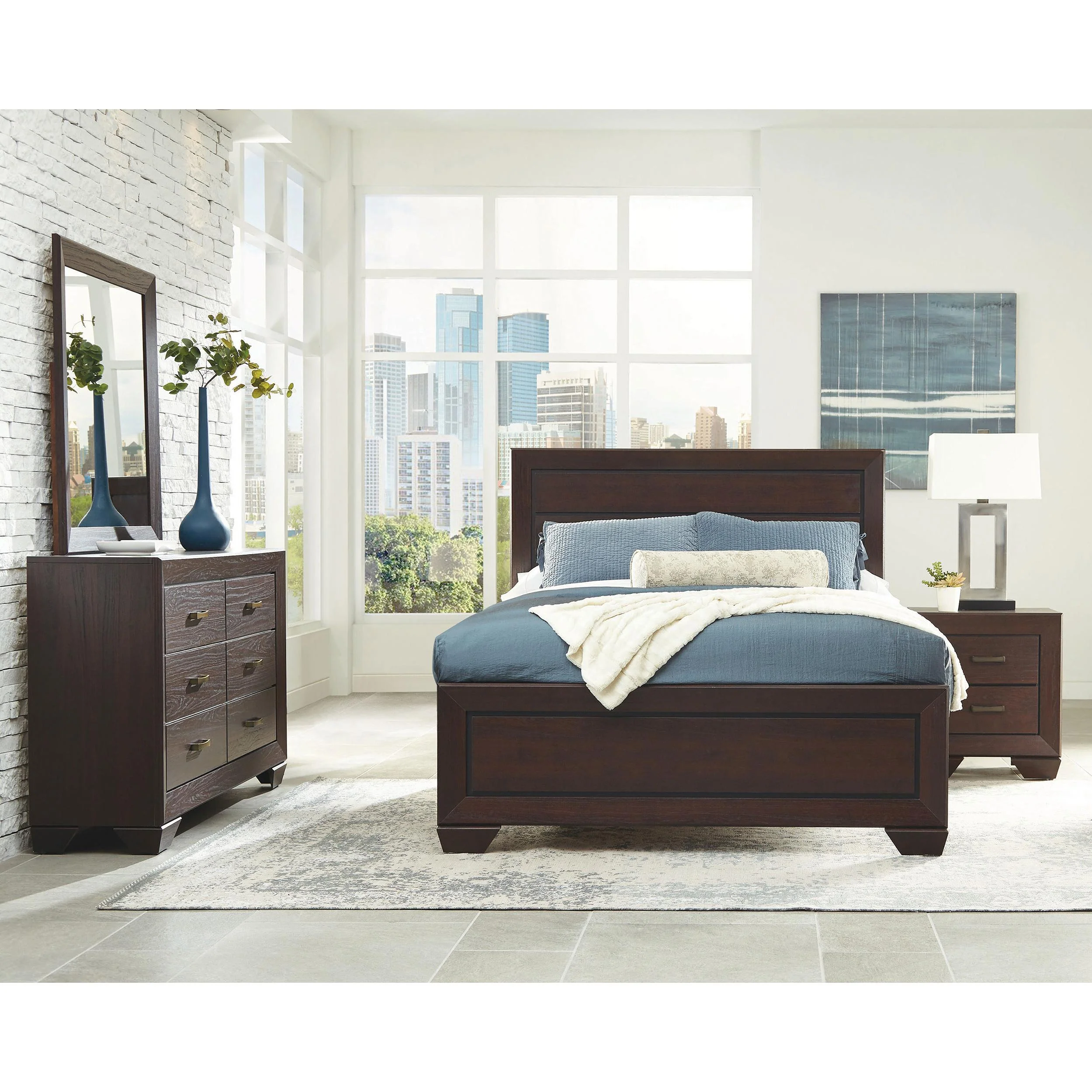 Coaster Furniture Kauffman 204391KE 6 pc King Bedroom Set - Image 1