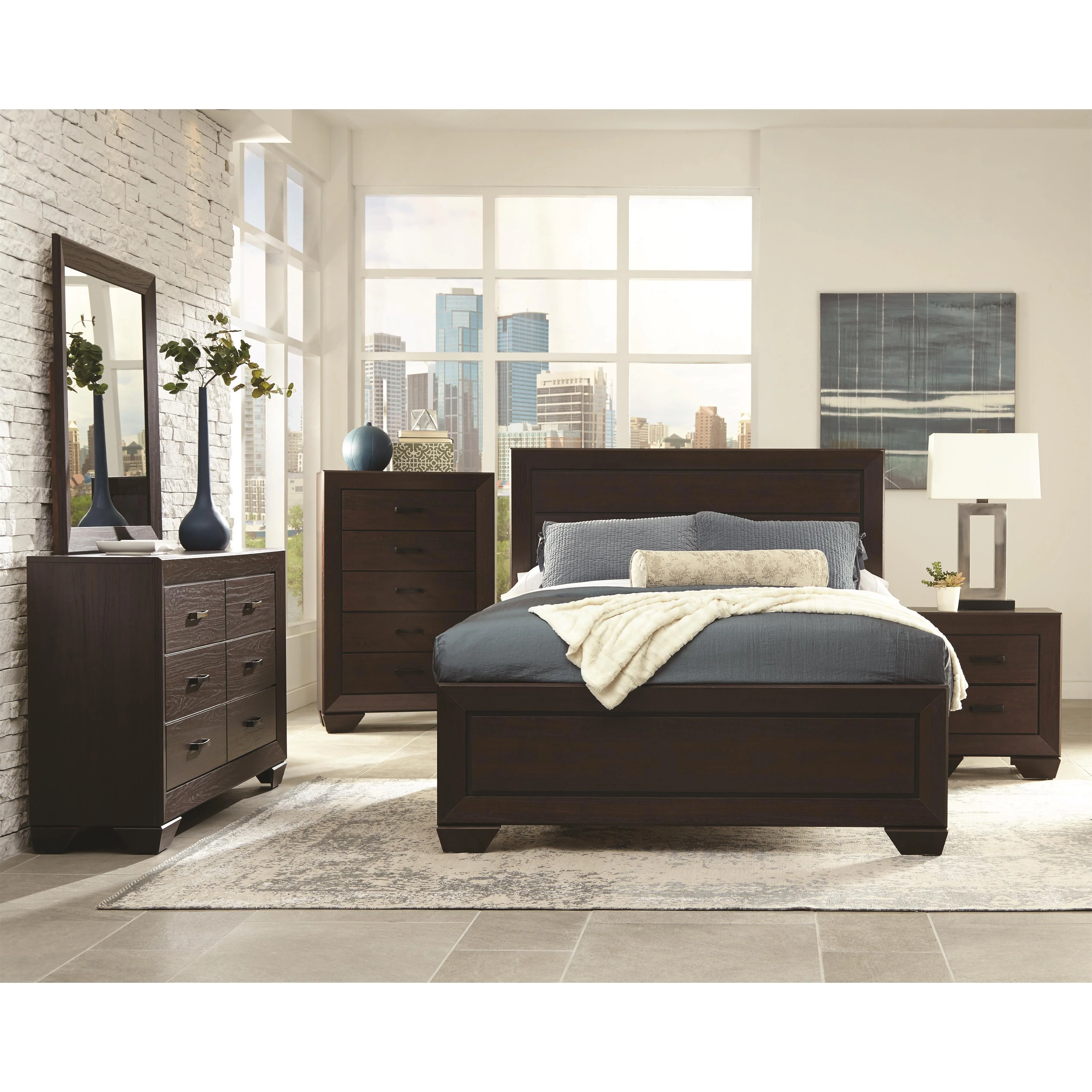 Coaster Furniture Kauffman 204391KW 7 pc California King Bedroom Set - Image 1