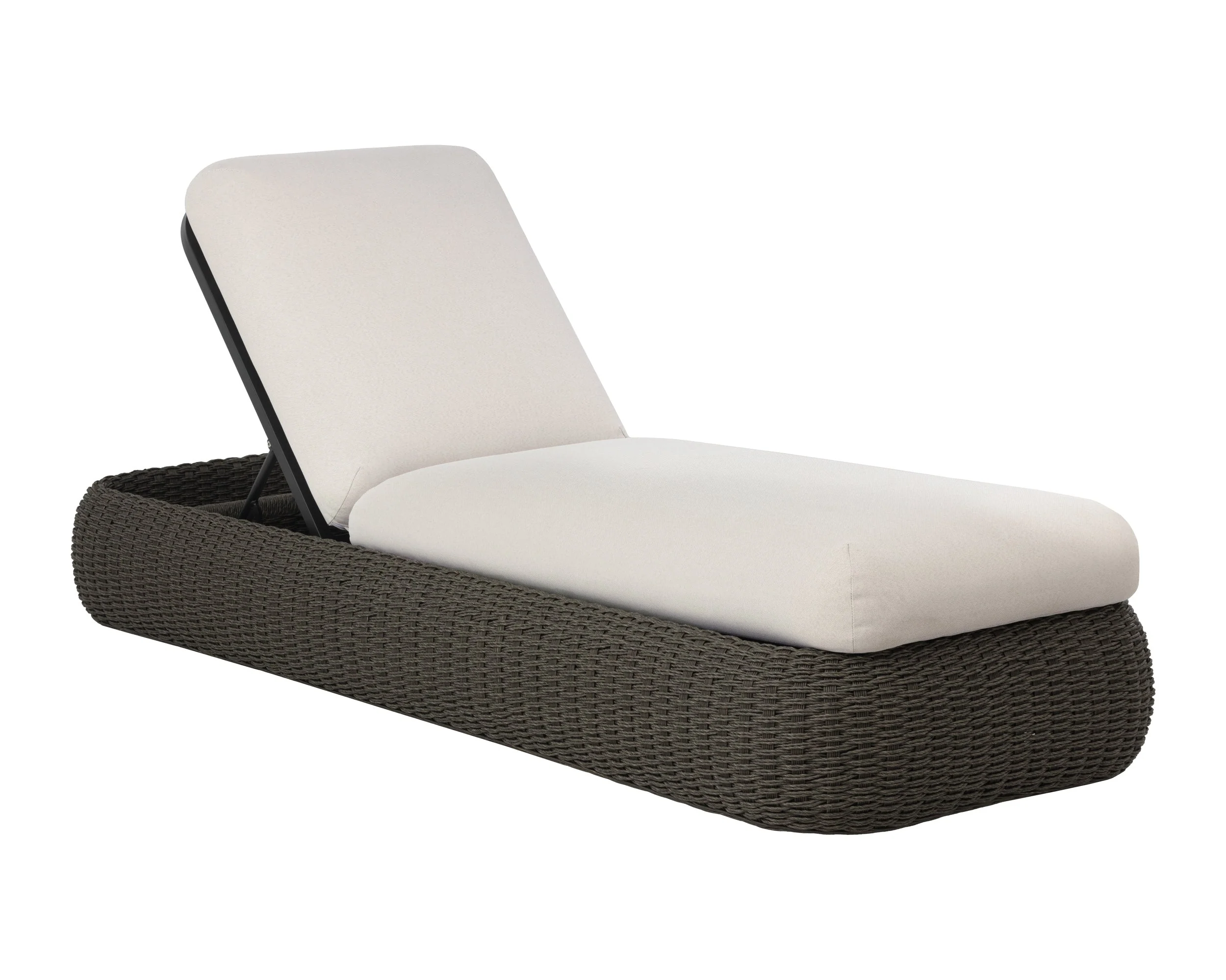 Barcelona Lounger – Grey – Palazzo Cream