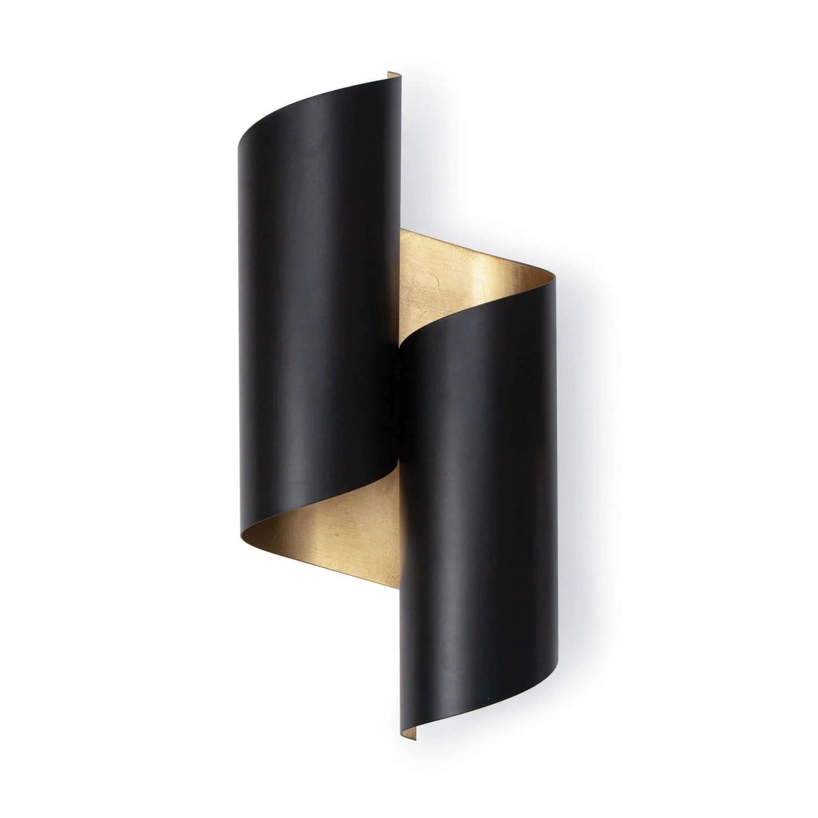 Folio Sconce | Black and Gold