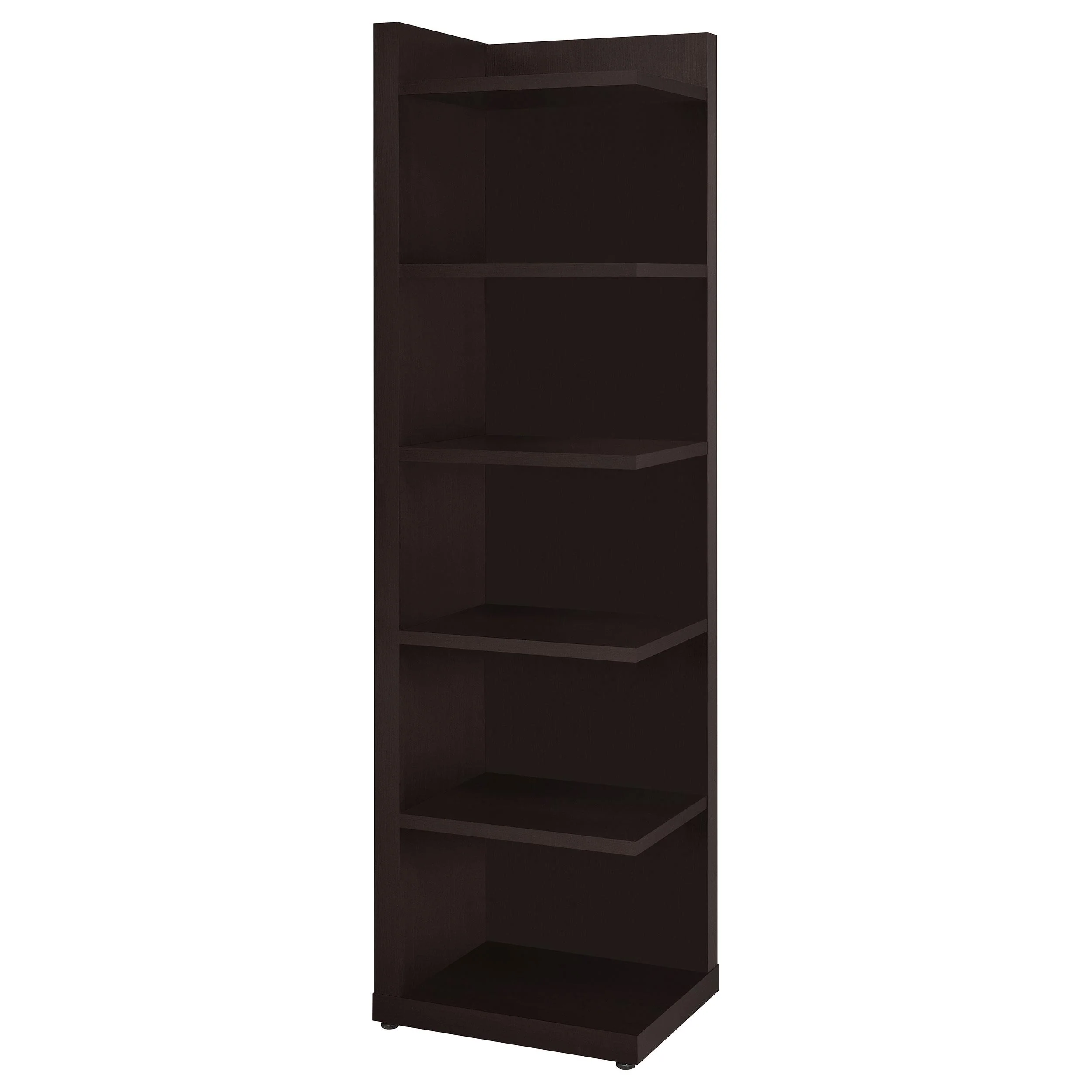 Coaster Furniture Alder 800270 71-inch 6-shelf Corner Bookcase – Cappuccino