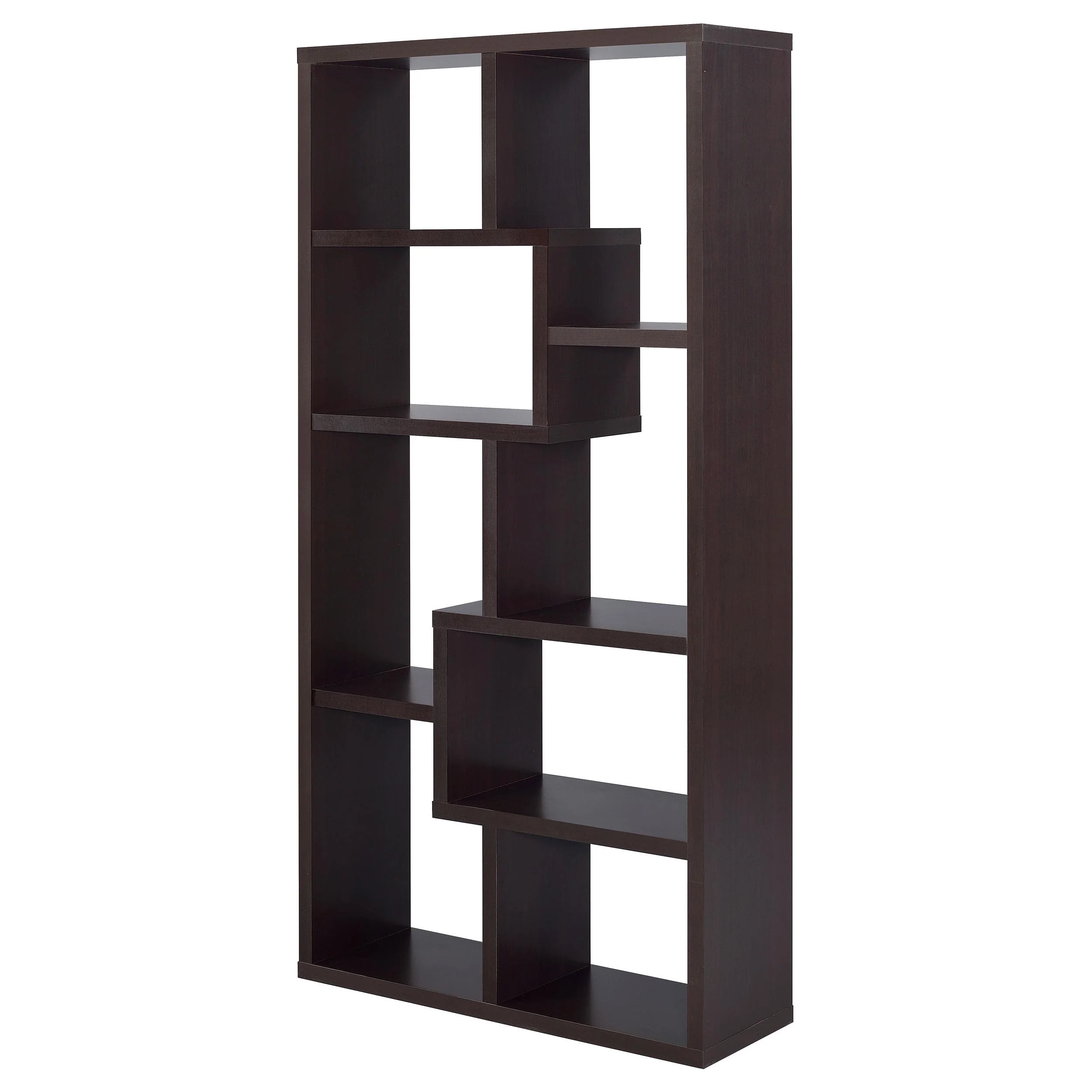 Coaster Furniture Theo 800264 71-inch 7-shelf Bookshelf - Cappuccino - Image 3