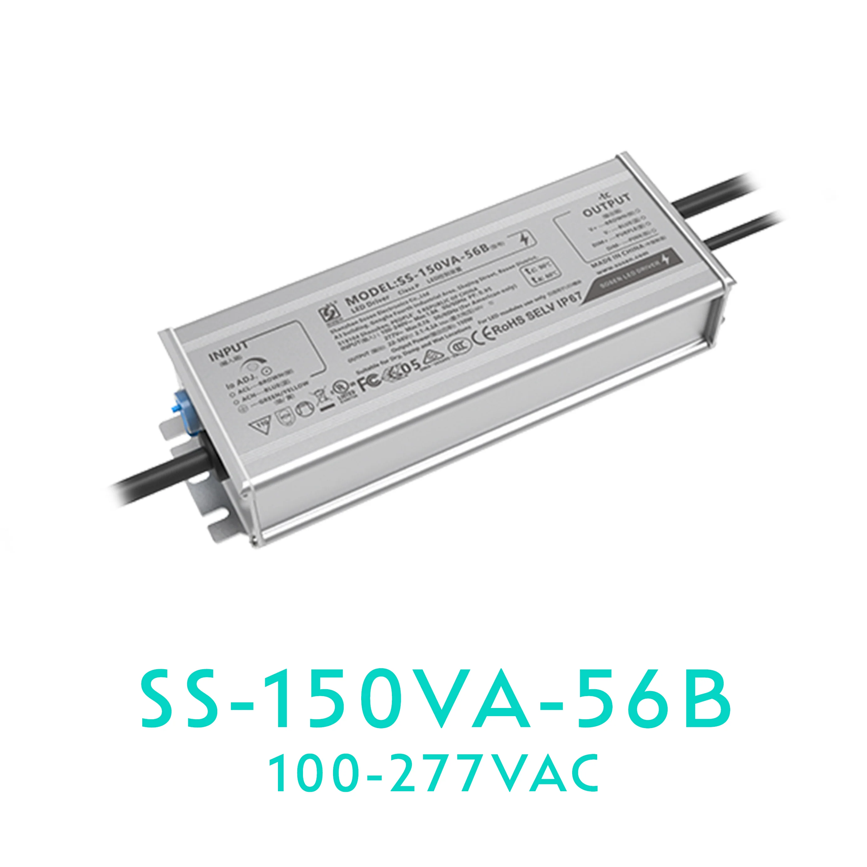 SOSEN SS-150VA-56B Constant Current Driver – 150W – IP67 #656