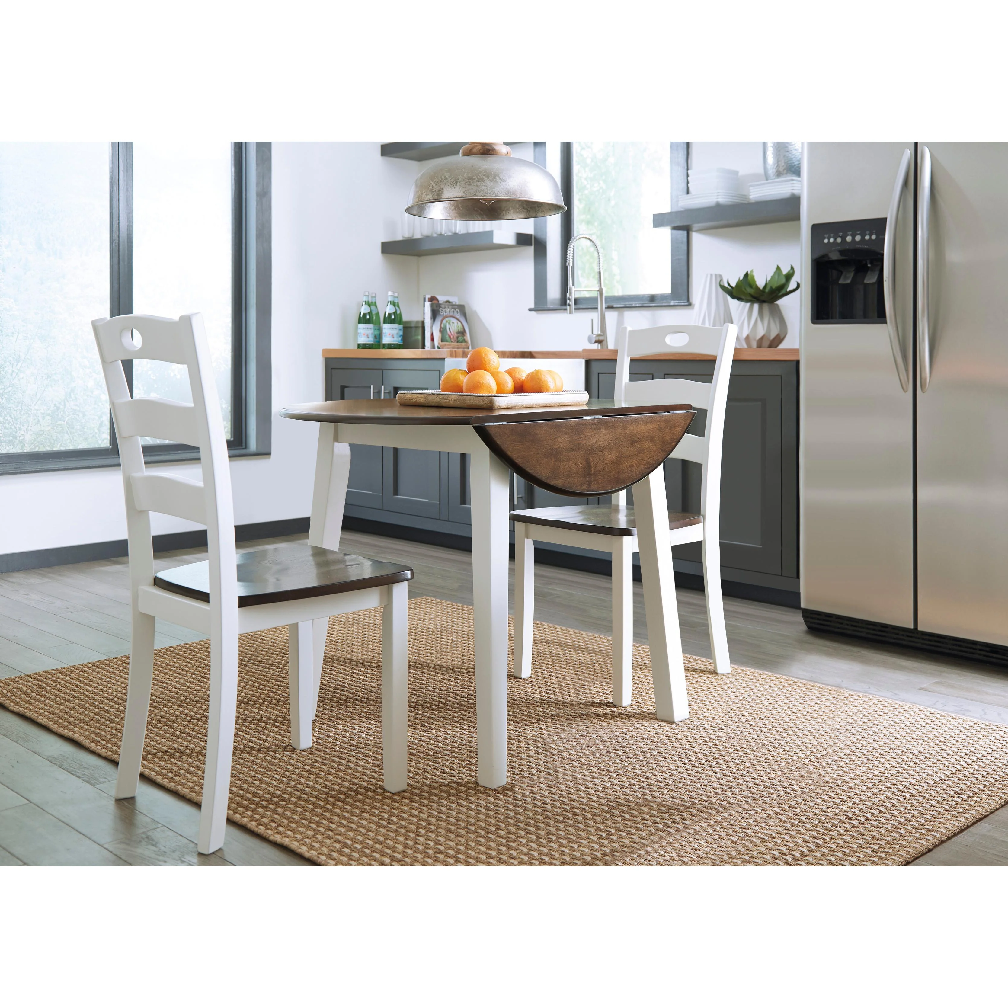 Signature Design by Ashley Woodanville D335D4 3 pc Dining Set - Image 2