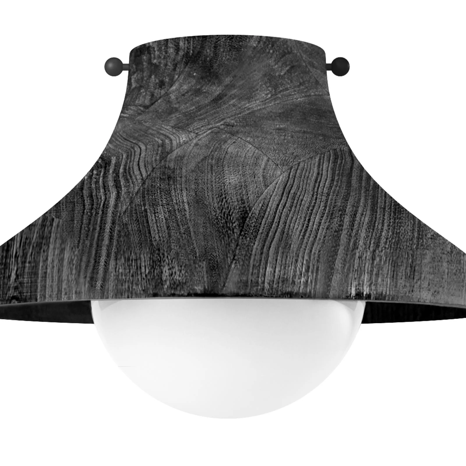 Surfside Wood Flush Mount | Ebony - Image 2