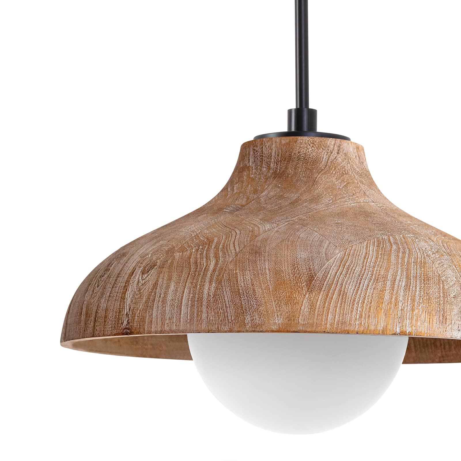 Surfside Wood Pendant | Natural - Image 3
