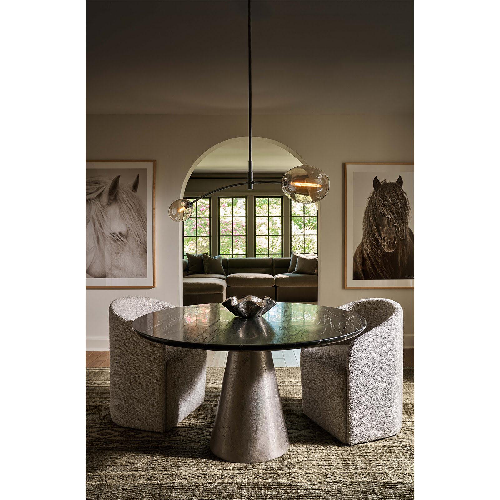 Artemis Chandelier | Oil Rubbed Bronze | Champagne Glass - Image 2
