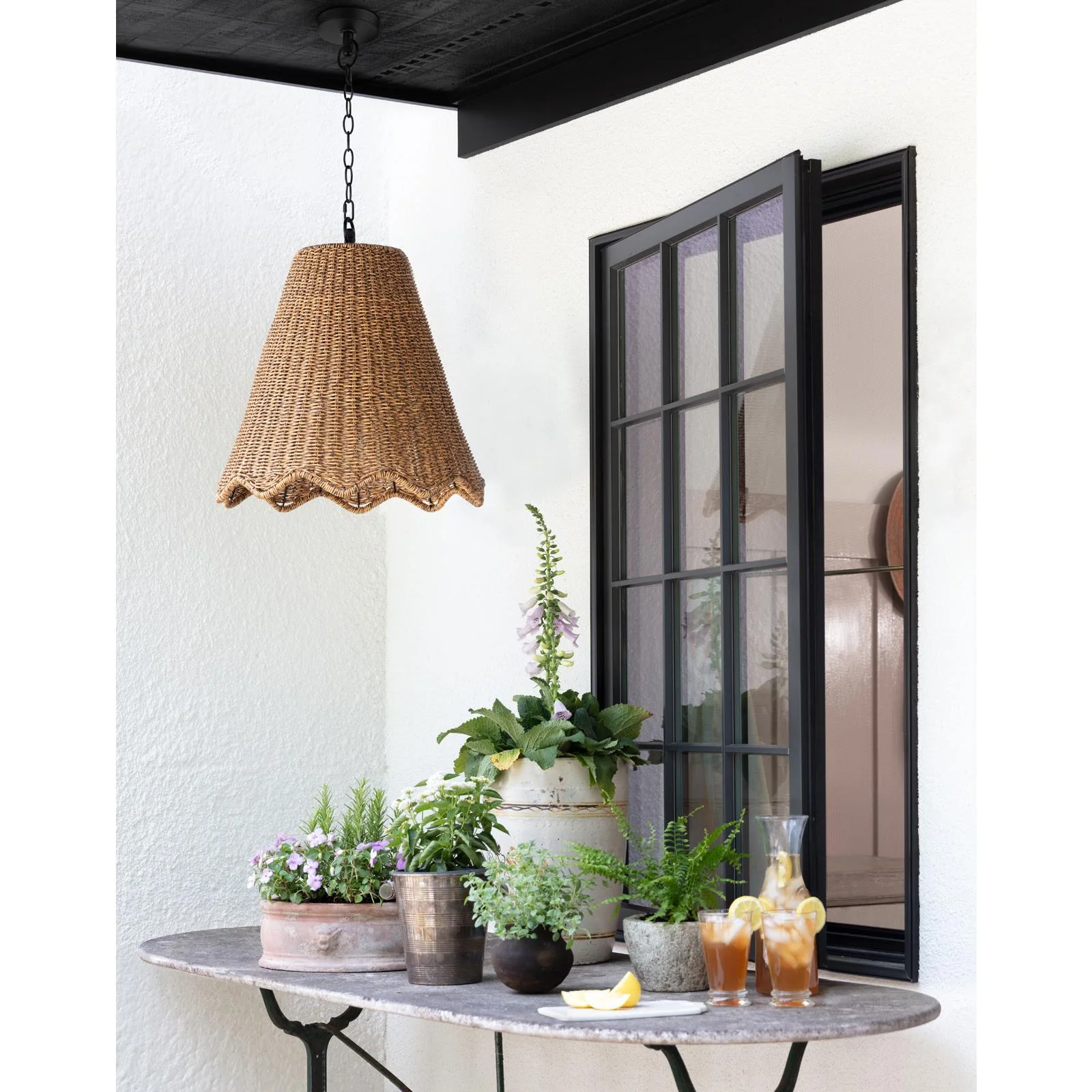 Summer Outdoor Pendant Large | Weathered Natural - Image 3