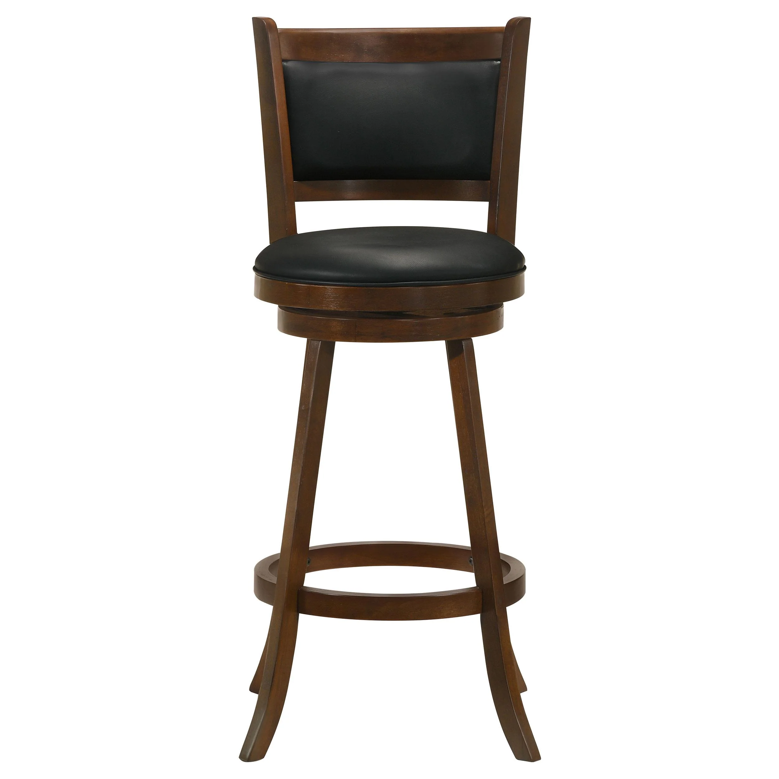 Coaster Furniture Broxton 101920 Upholstered Swivel Bar Chair - Chestnut (Set of 2) - Image 2