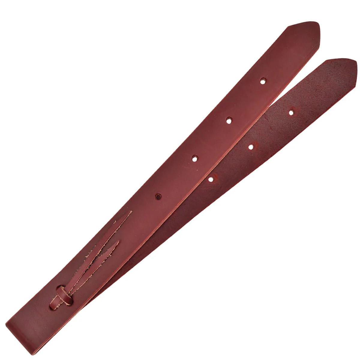 Leather Off Billets, 1.75 x 38" Burgundy Latigo - Image 1