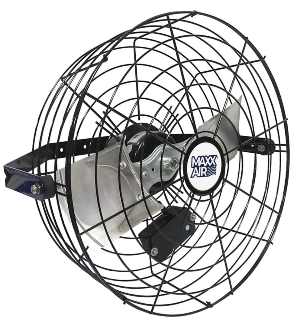 18″ High Velocity 3-Speed Wall Mount Fan, 3300 cfm
