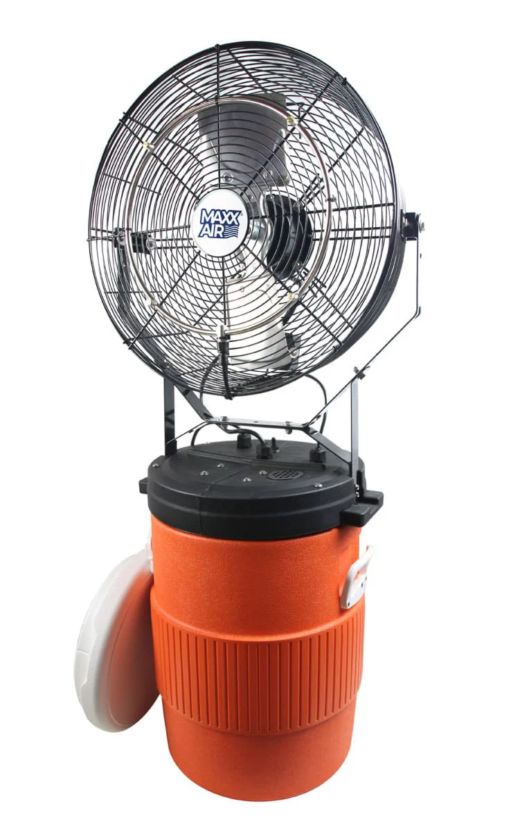 18" Mid-Pressure Misting Fan with 10 Gallon Cooler - Image 2