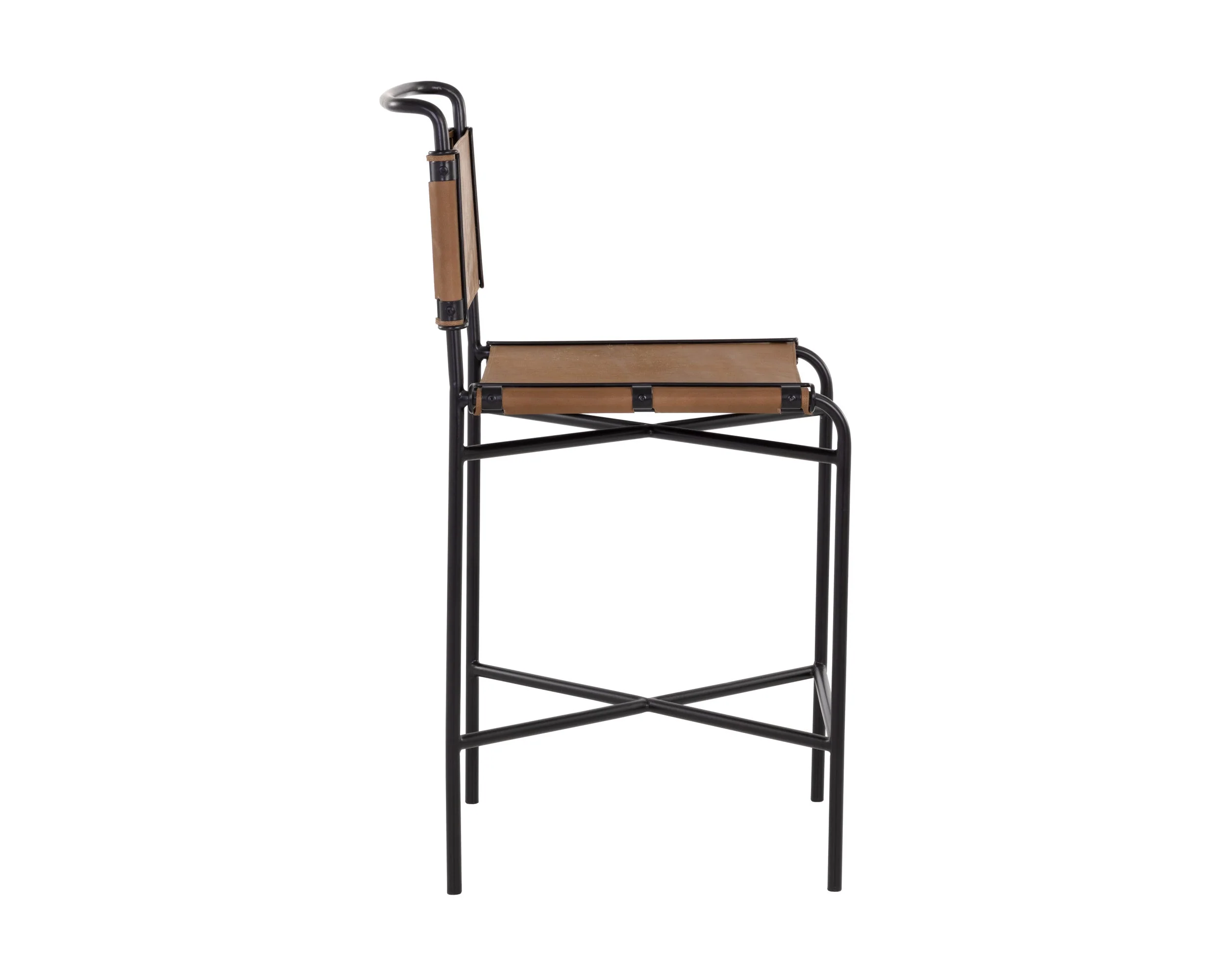 Corrigan Counter Stool - Cognac Leather - Image 3