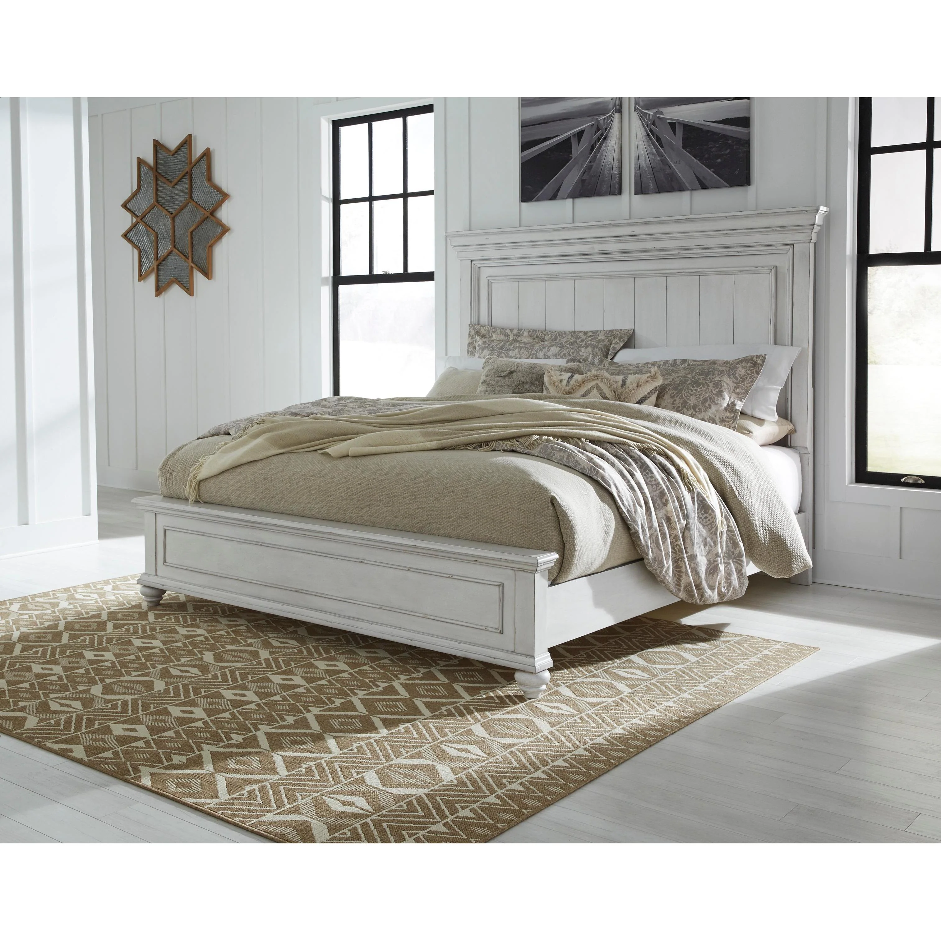 Benchcraft Kanwyn B777B22 6 pc King Panel Bedroom Set - Image 3