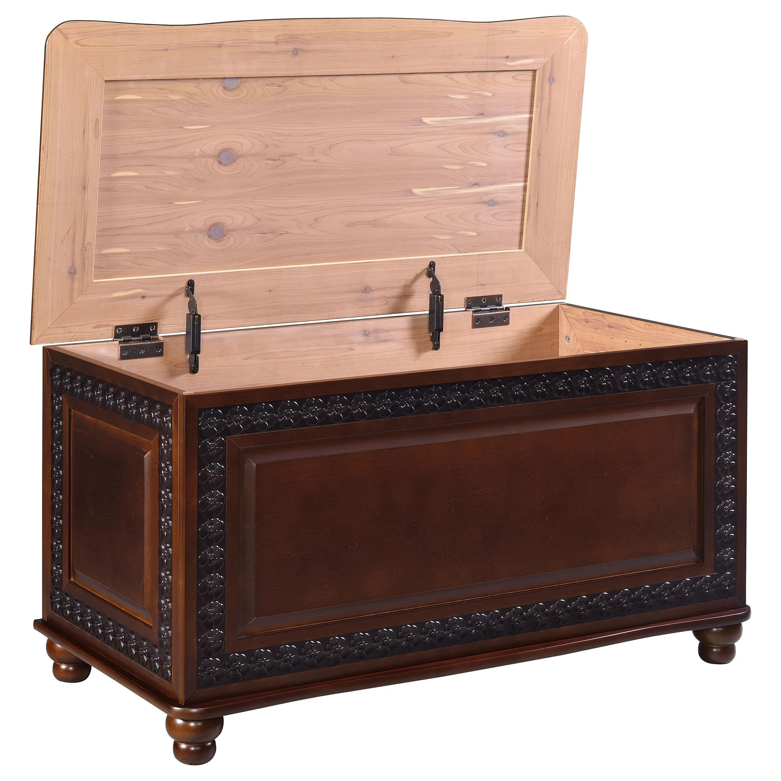 Coaster Furniture Finlay 900012 Cedar Chest - Dark Tobacco - Image 2