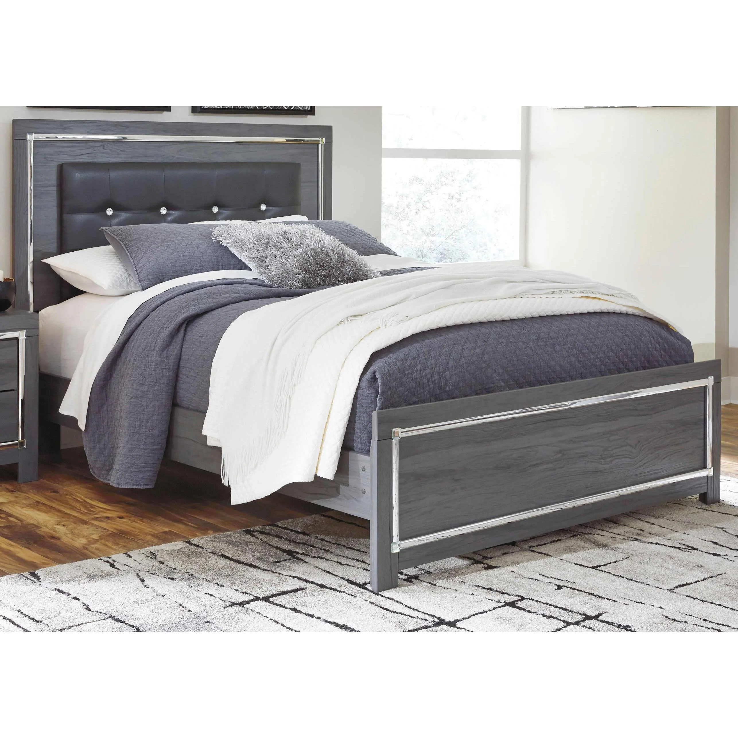 Signature Design by Ashley Lodanna B214B18 6 pc Queen Panel Bedroom Set - Image 2