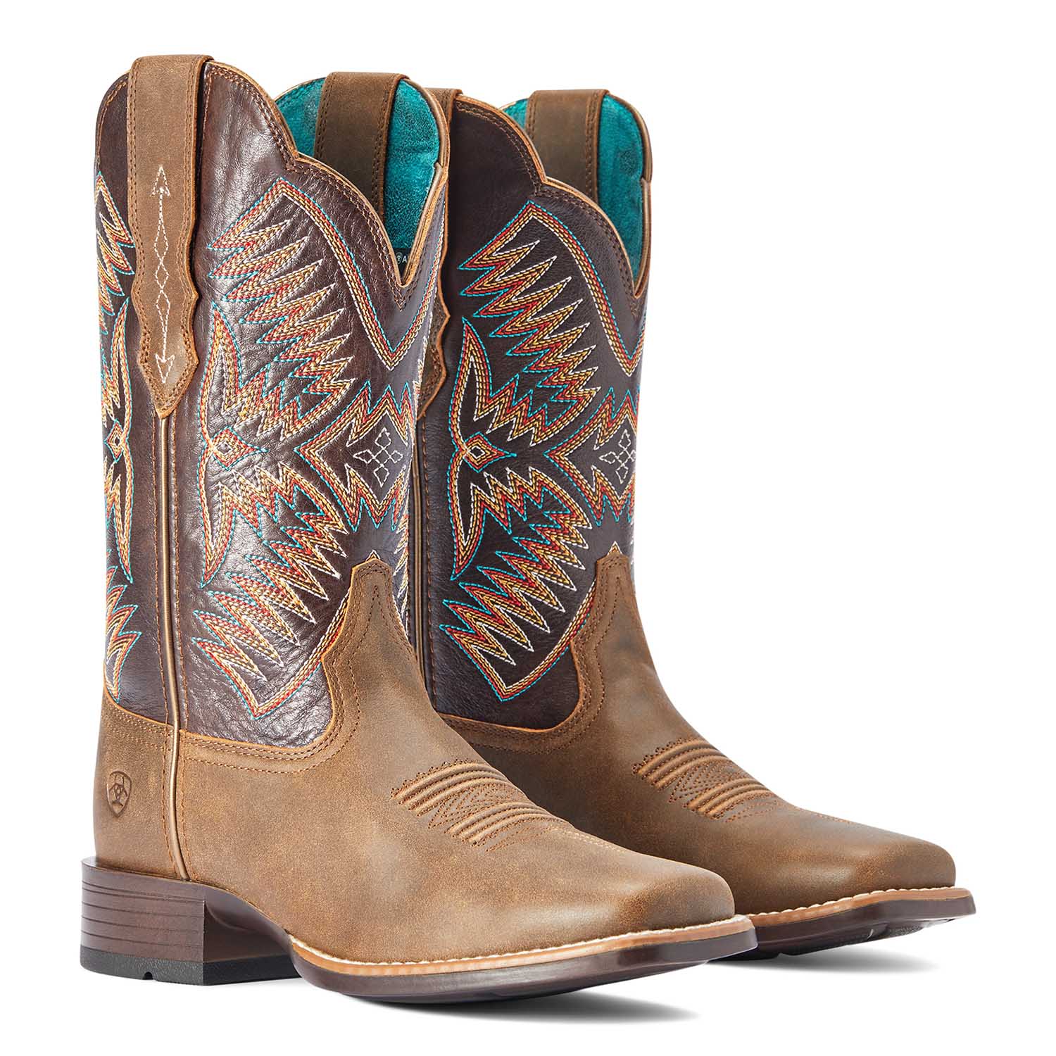 Ariat Women's Odessa StretchFit Western Boot, Fateful Brown - Image 1