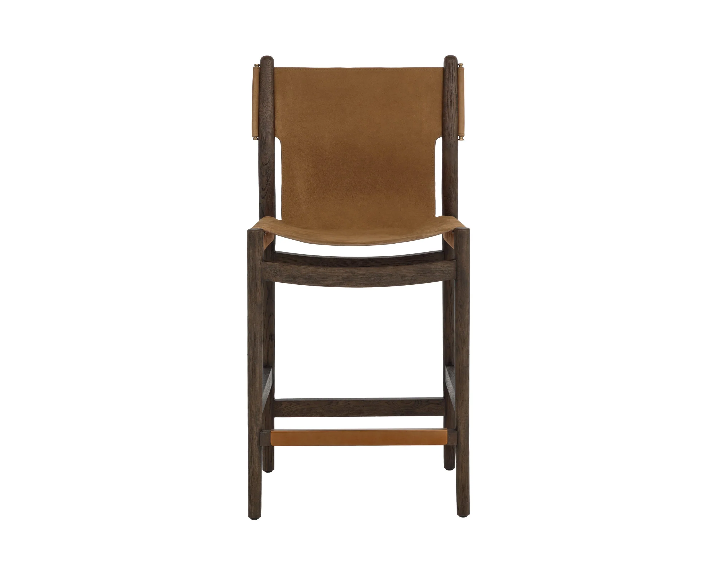 Argus Counter Stool - Nubuck Caramel Leather - Image 2