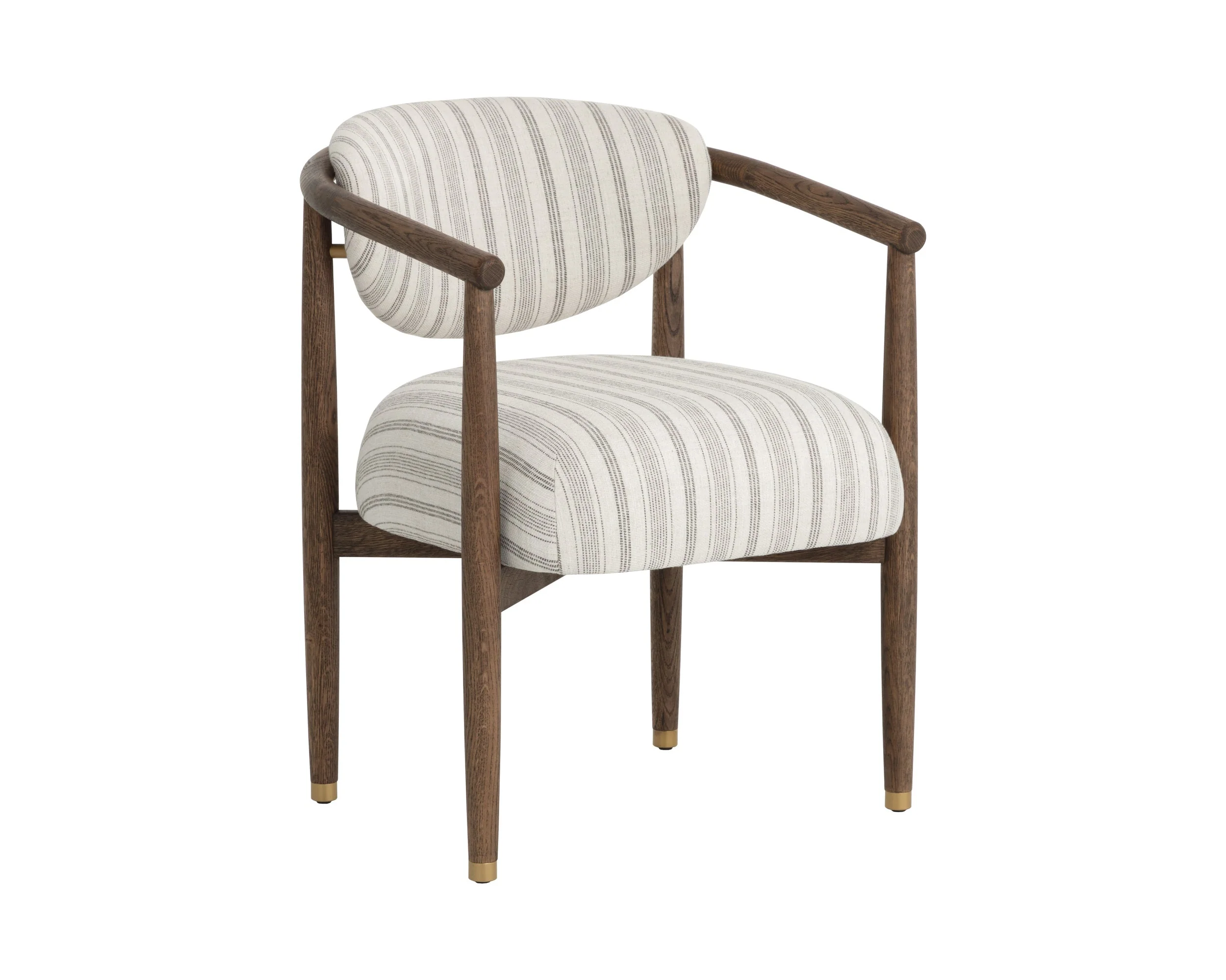 Sigrid Dining Armchair – Antique Brown – Gifford Script