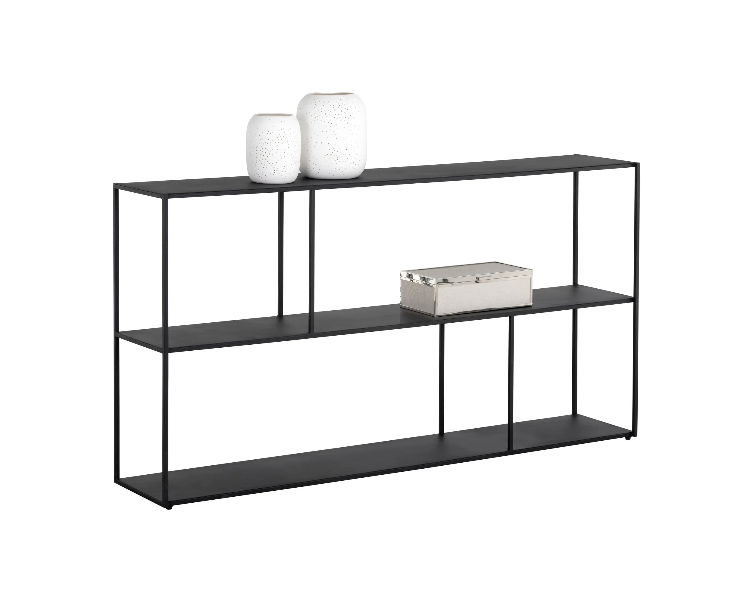 Eiffel Low Bookcase – Large – Black