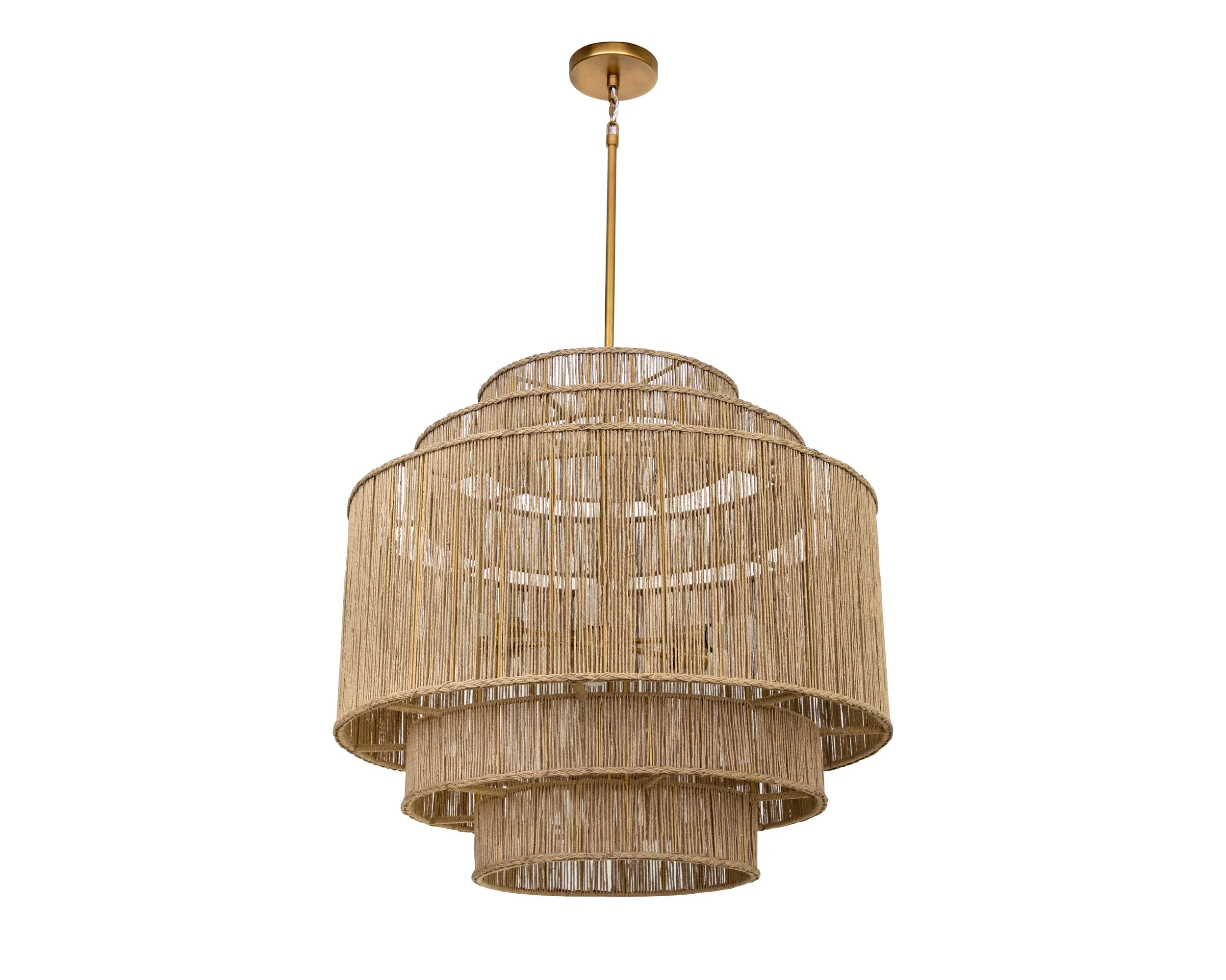 Alyssa Chandelier – Natural Jute