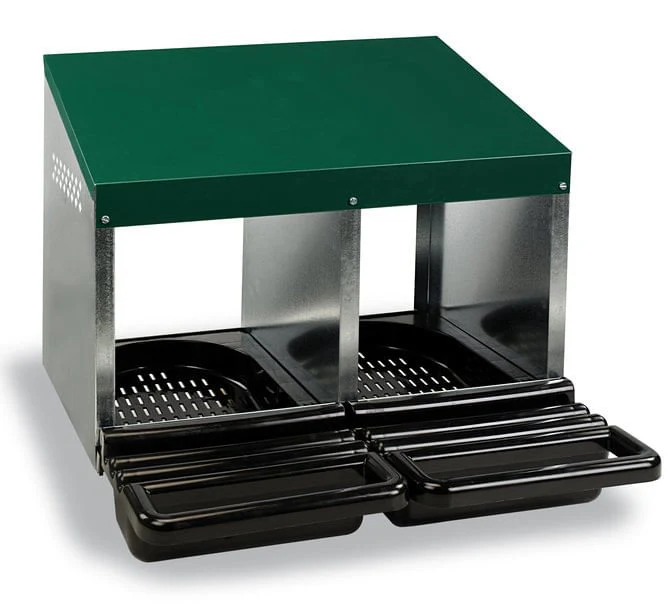 Multi-Compartment Poultry Laying Nesting Boxes with Easy-Clean Plastic Floors - Image 3