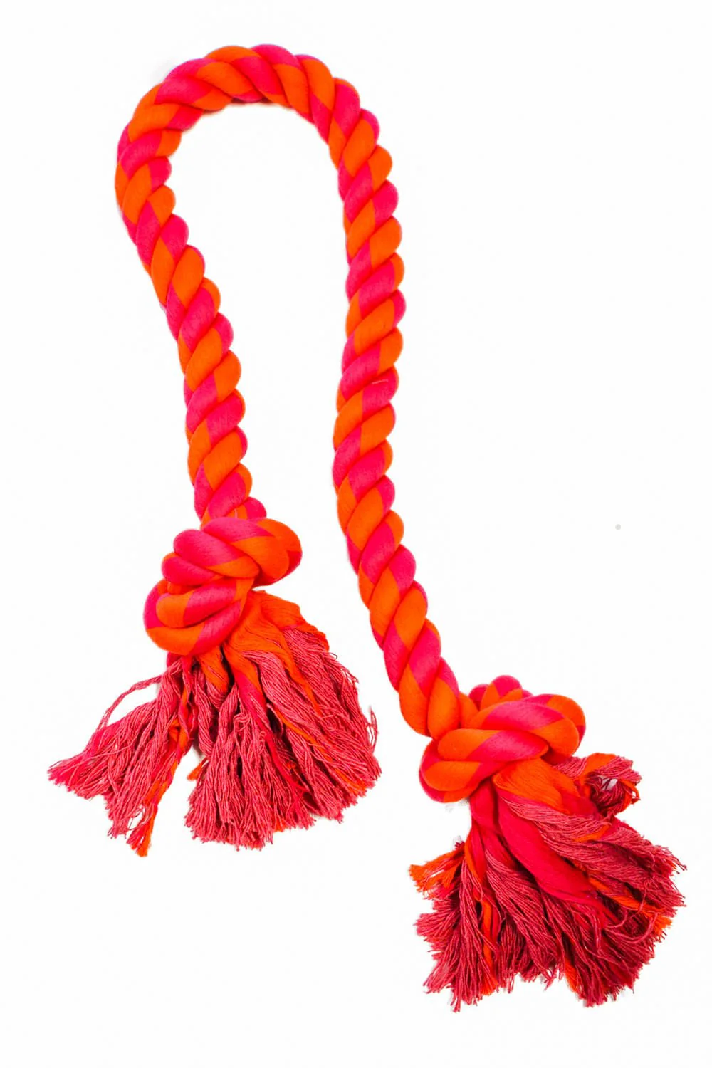 Knotted Cotton Rope Dog Bone Tug Toy - Image 3
