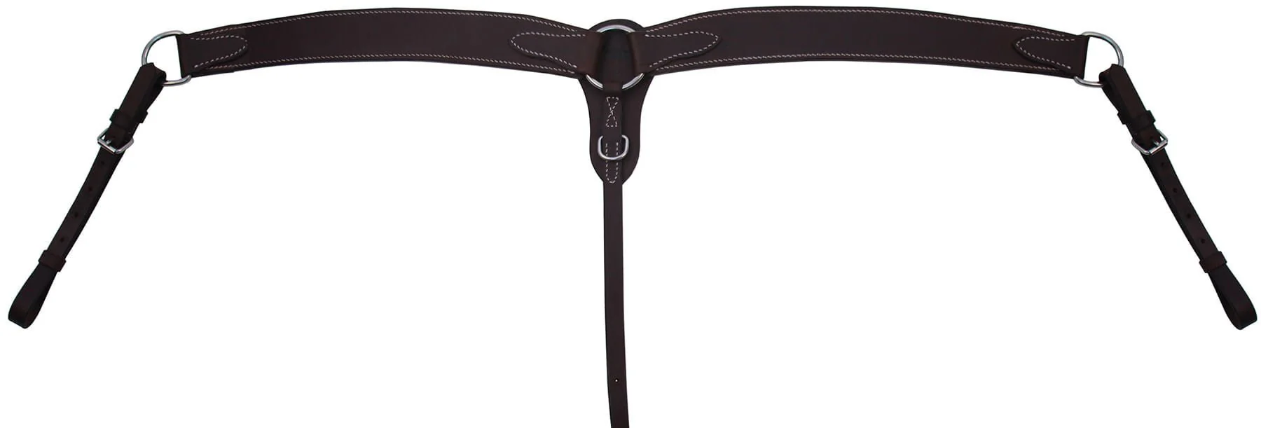 Buffalo Leather 2-Ply Contoured Breast Collar - Image 2
