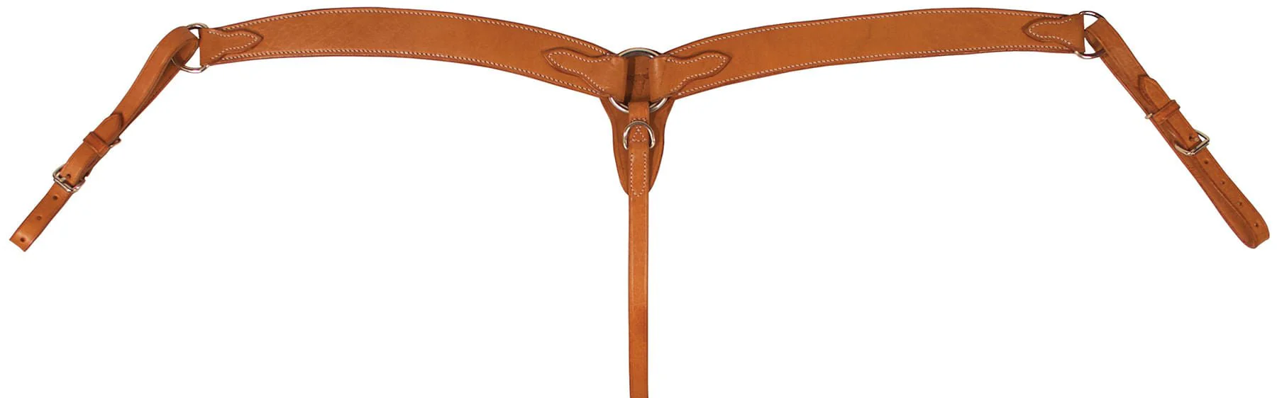 Buffalo Leather 2-Ply Contoured Breast Collar