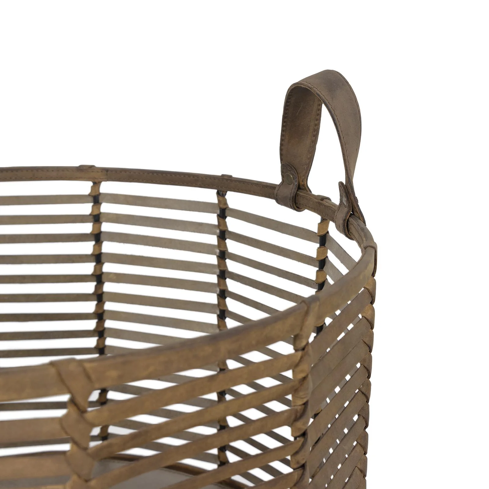 Finn Leather Basket Large - Image 3