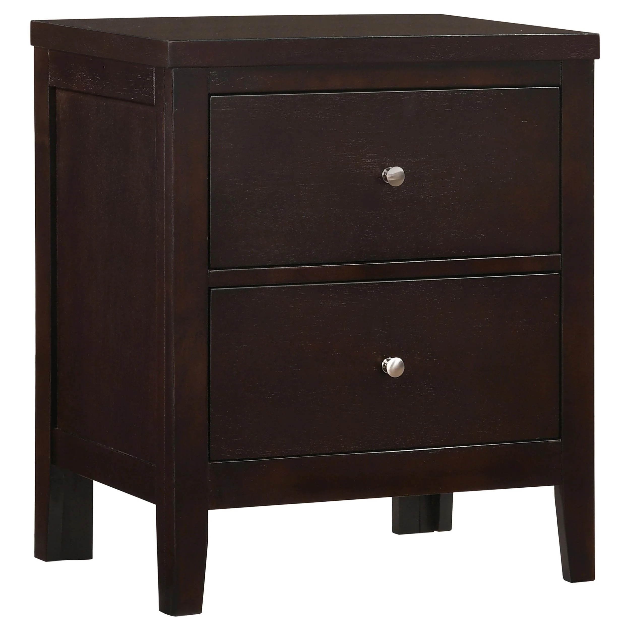 Coaster Furniture Carlton 202092 2-Drawer Nightstand – Cappuccino