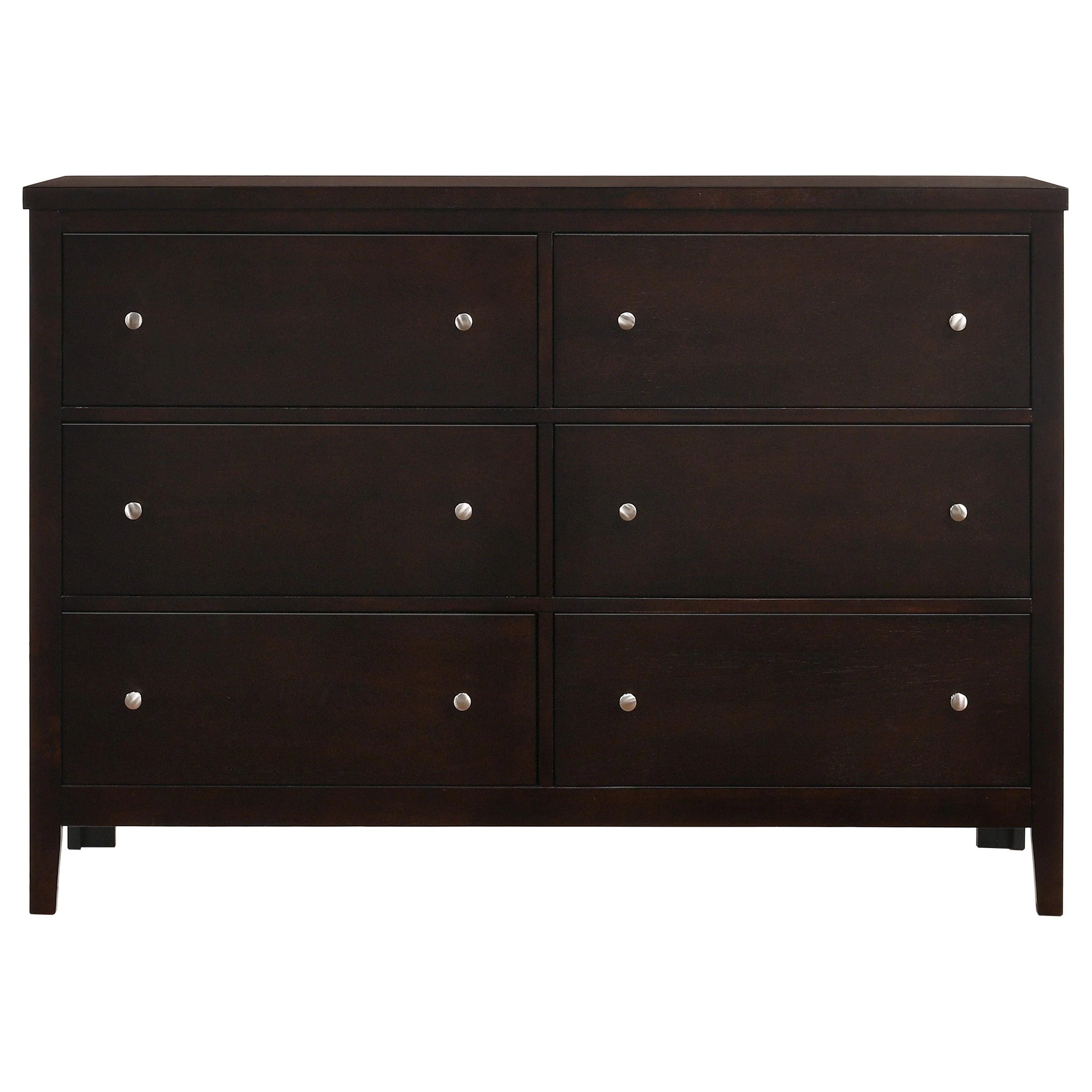 Coaster Furniture Carlton 202093 6-Drawer Dresser - Cappuccino - Image 2