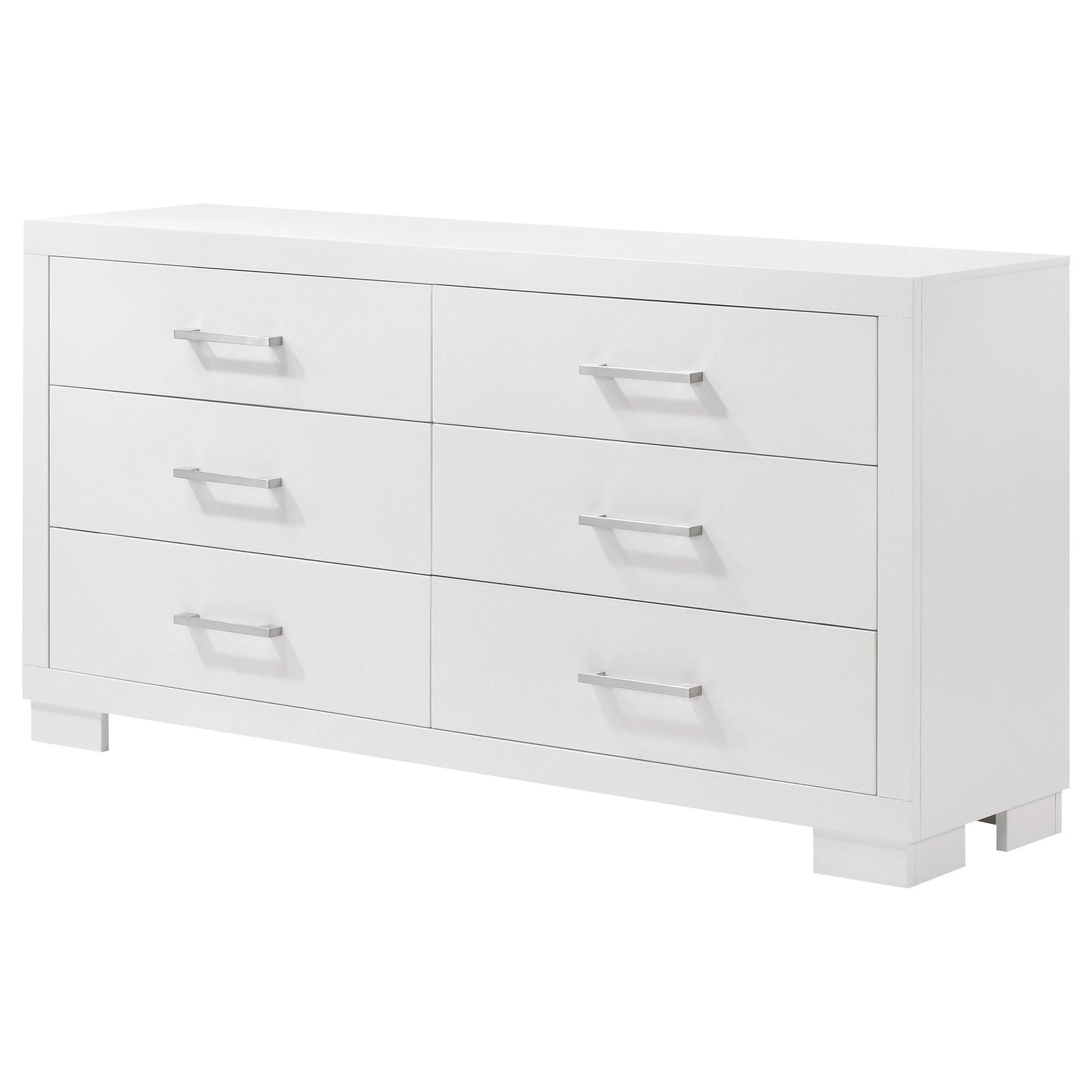Coaster Furniture Jessica 202993 6-Drawer Dresser - Snow White - Image 3