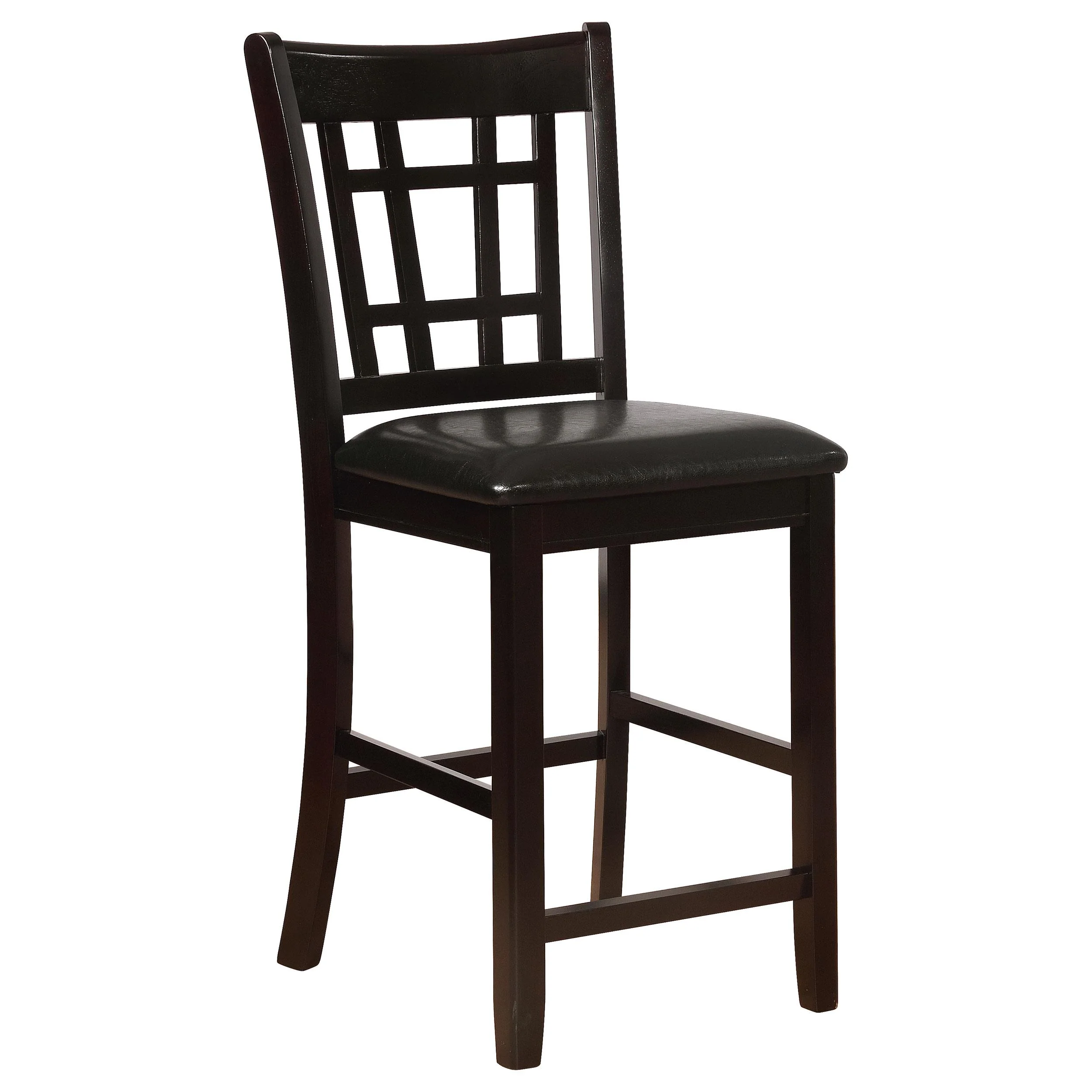 Coaster Furniture Lavon 102889 Wood Counter Chair - Black and Espresso (Set of 2) - Image 1