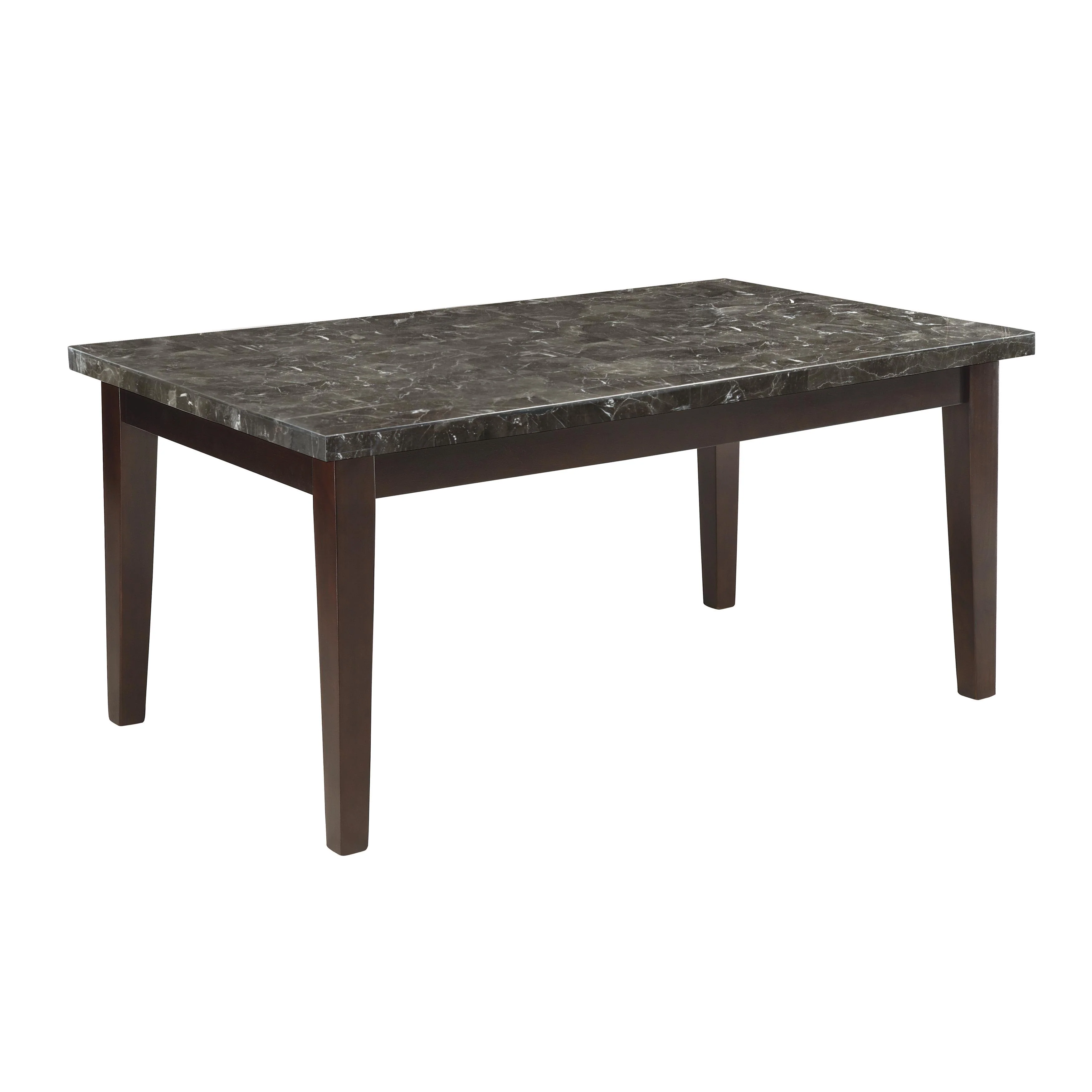 Homelegance Decatur 2456-64 Dining Table, Marble Top - Image 2