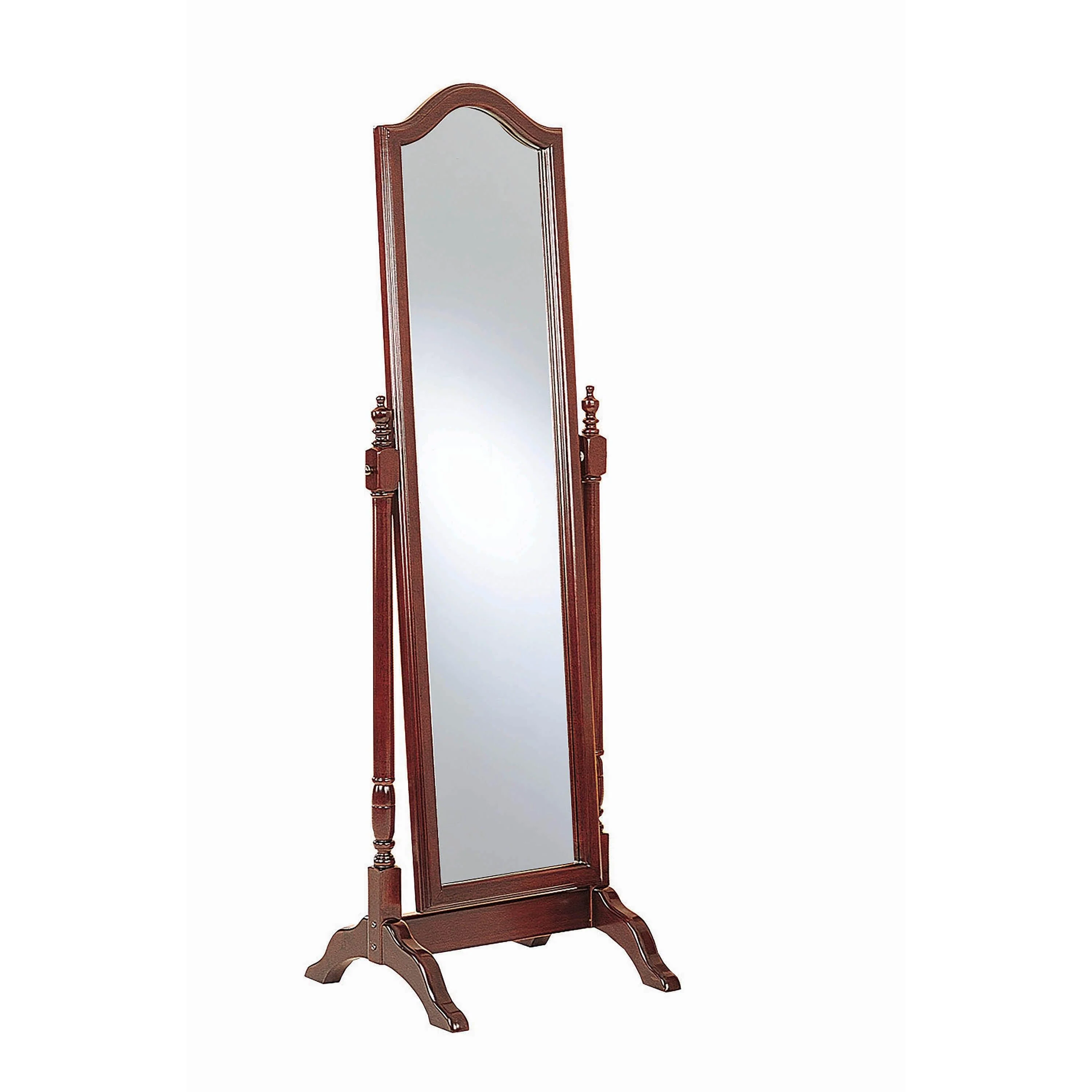 Coaster Furniture Cabot 3103 Wood Adjustable Full Length Cheval Mirror – Merlot