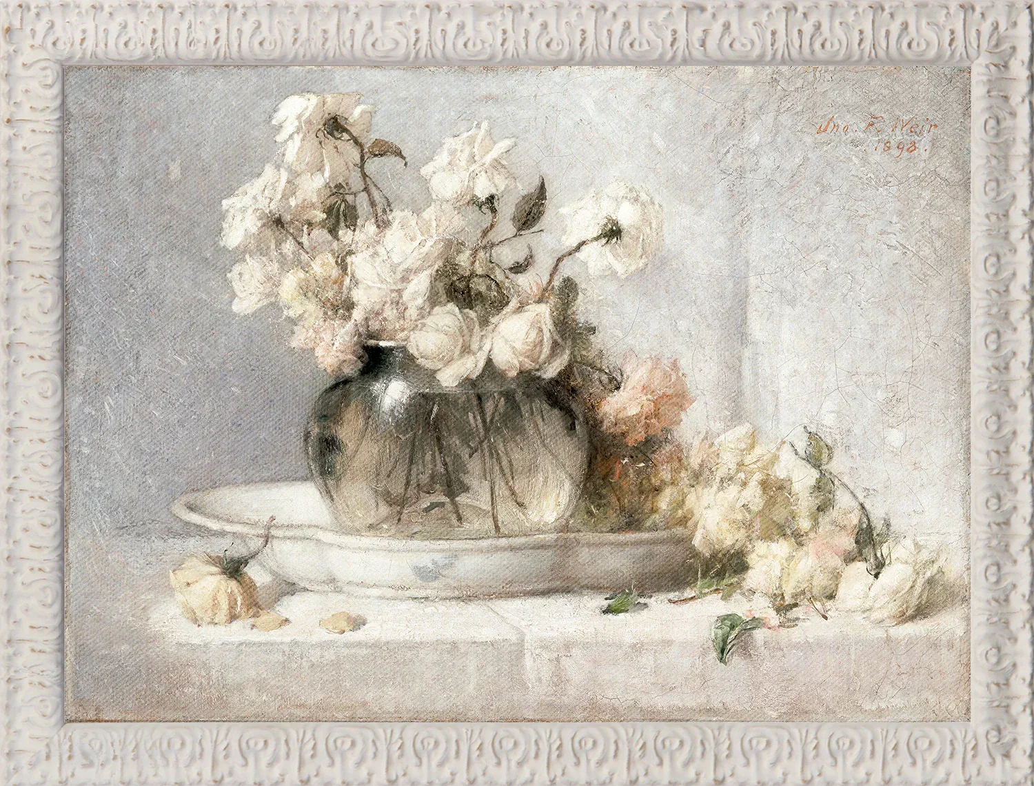 Roses in a Glass Vessel - Image 1