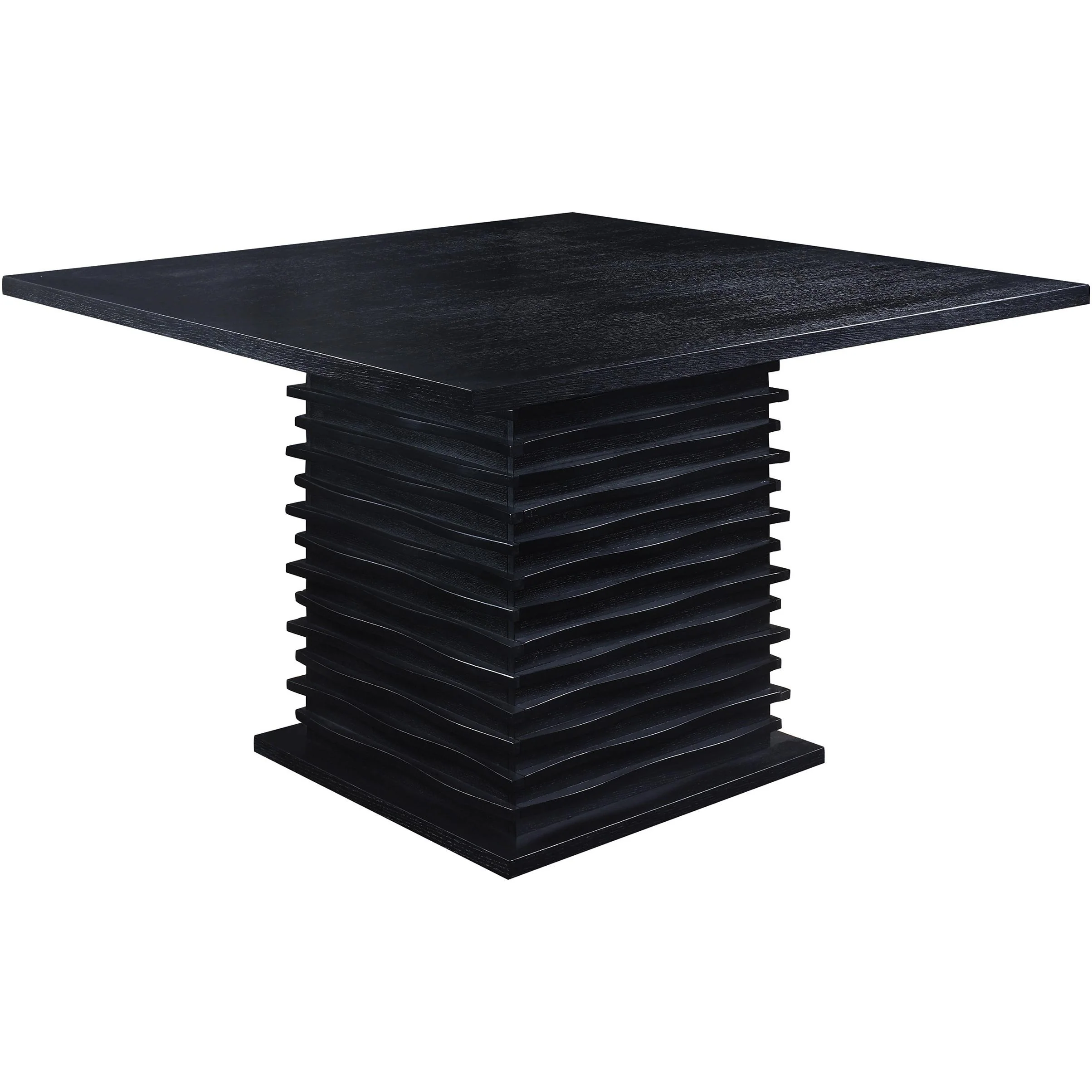 Coaster Furniture Stanton 102068 Square 54-inch Counter Height Dining Table - Black - Image 1