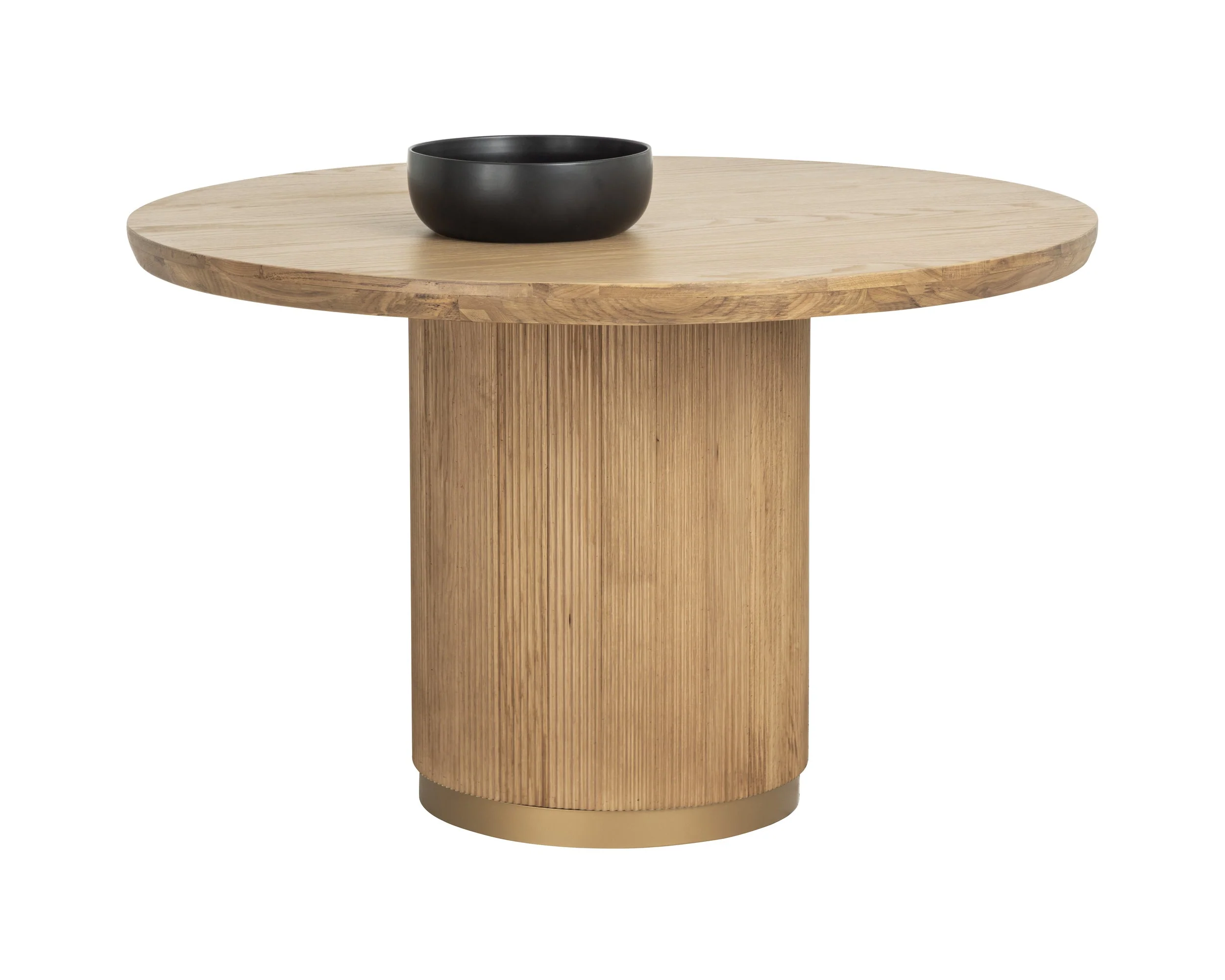 Kalla Dining Table – Round – Rustic Oak – 48″