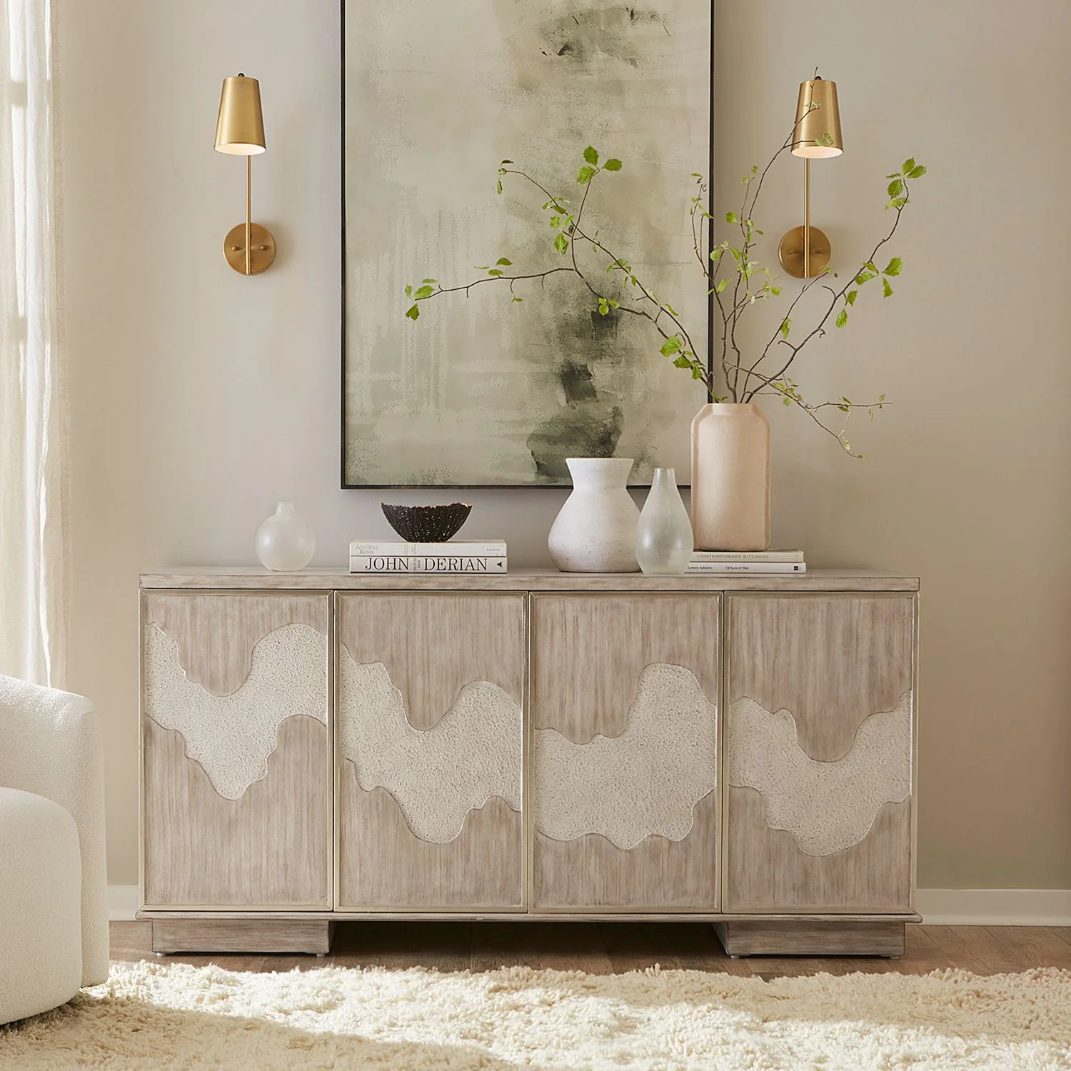 4 Door Accent Cabinet  SKU: 2230-AC1000 - Image 1