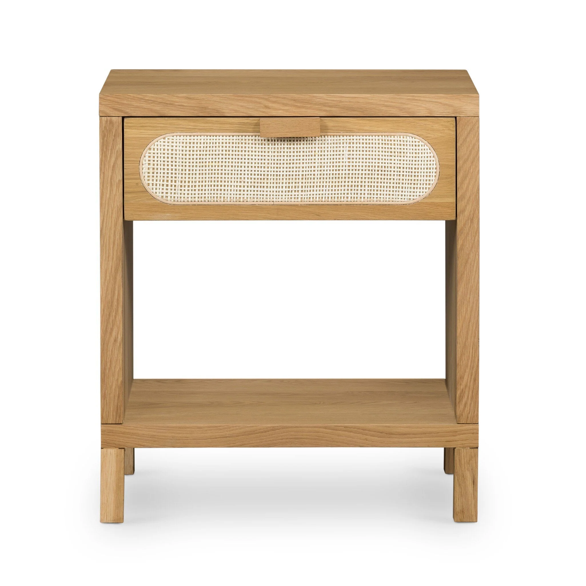 Allegra Nightstand - Honey Oak Veneer - Image 1