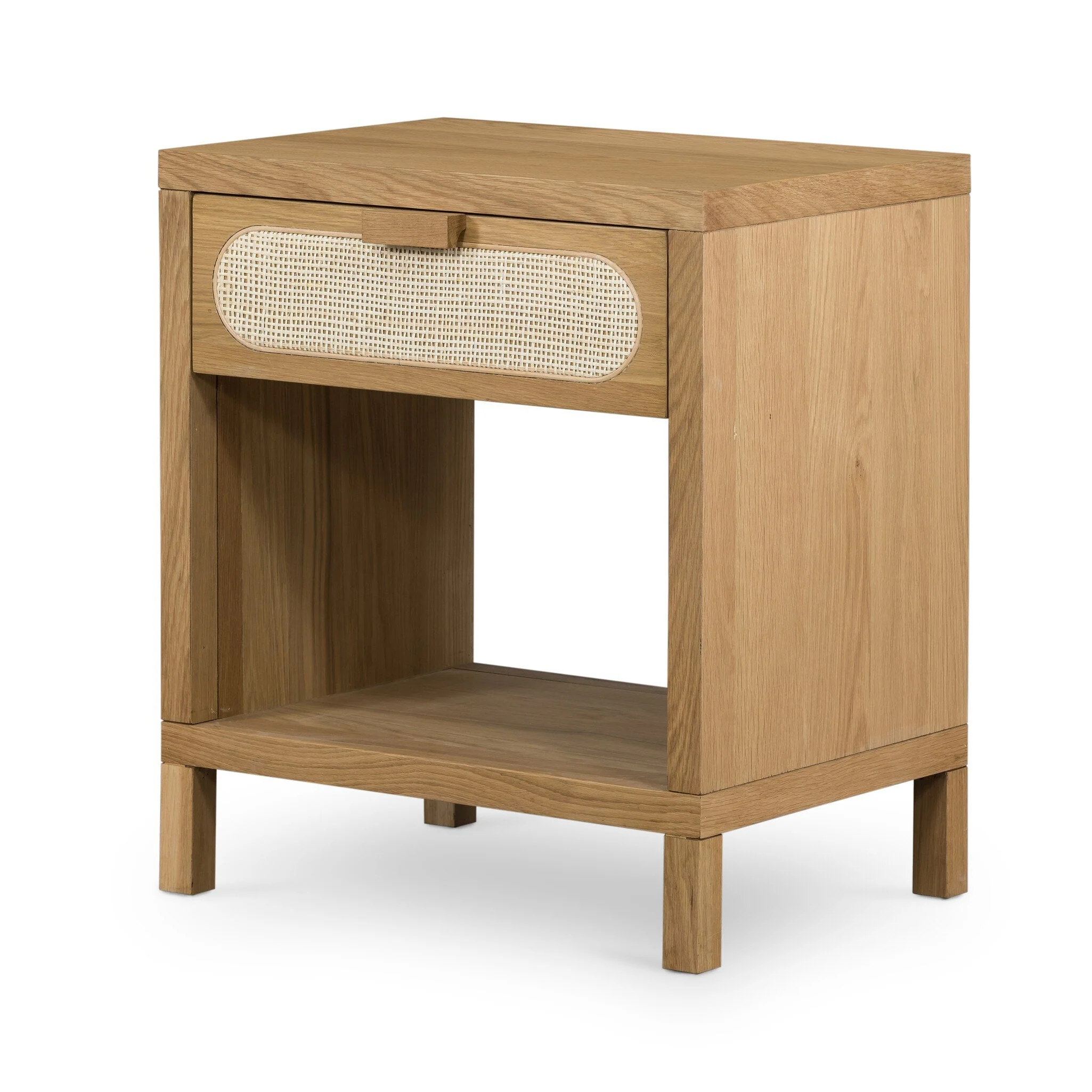 Allegra Nightstand - Honey Oak Veneer - Image 2