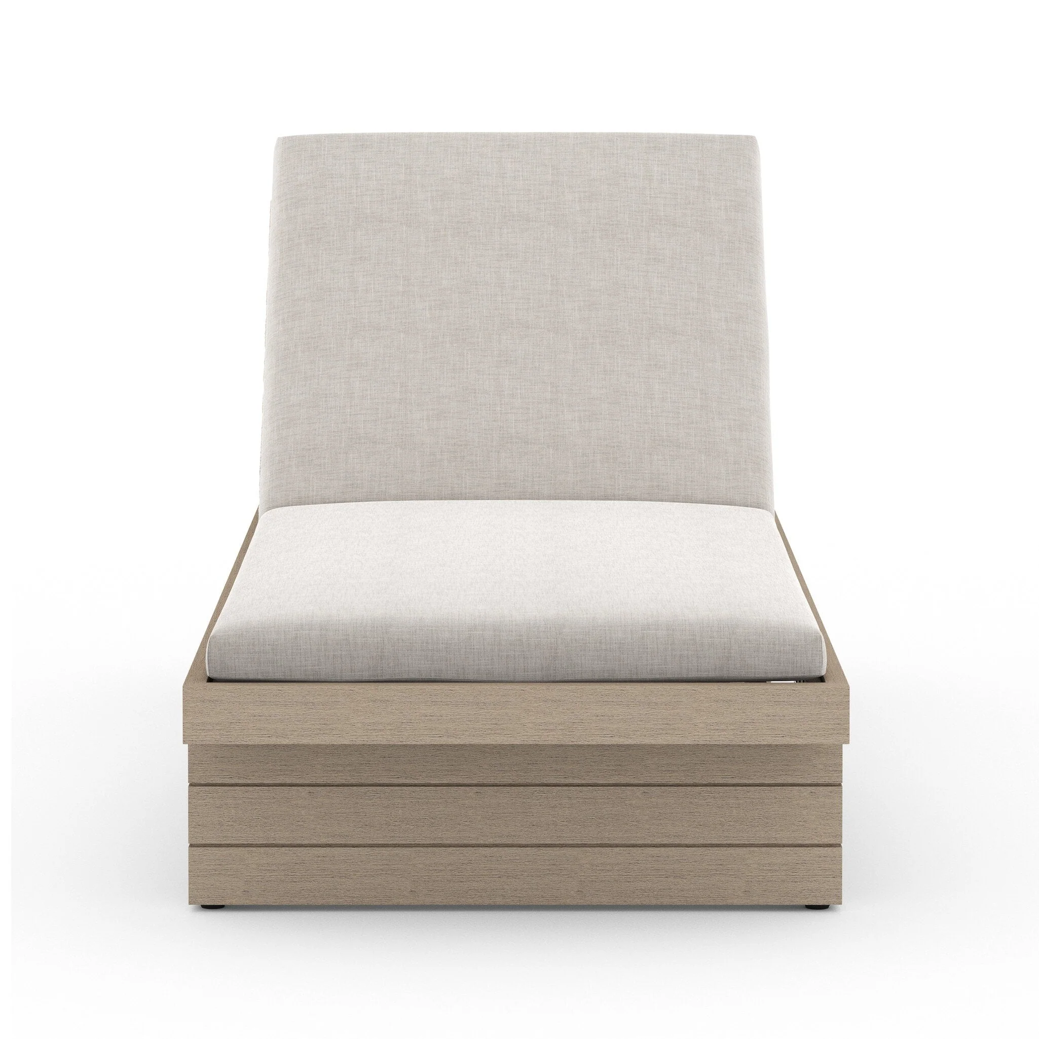 Leroy Outdoor Chaise – Washed Brown – Venao Grey