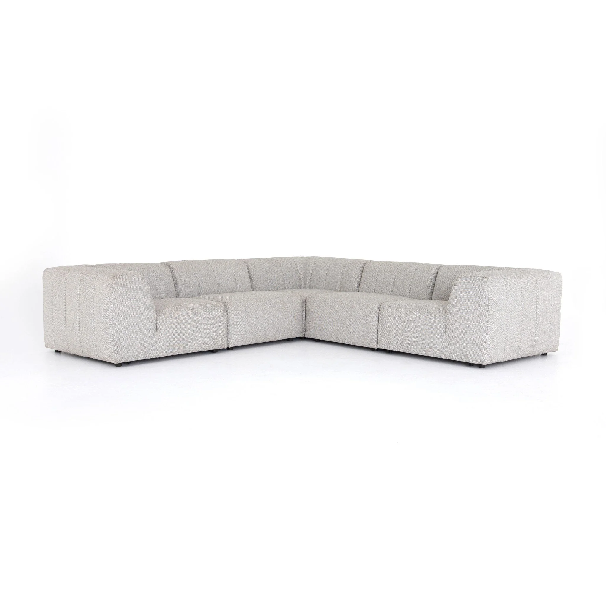Gwen Outdoor 5-Piece Sectional – Faye Ash