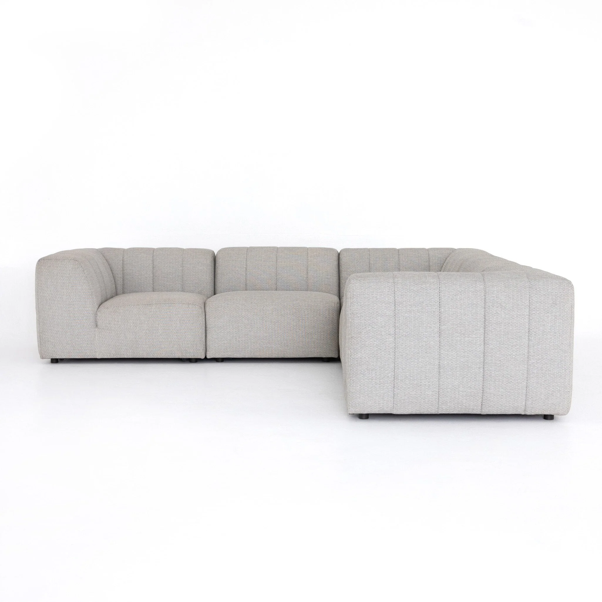 Gwen Outdoor 5-Piece Sectional - Faye Ash - Image 2