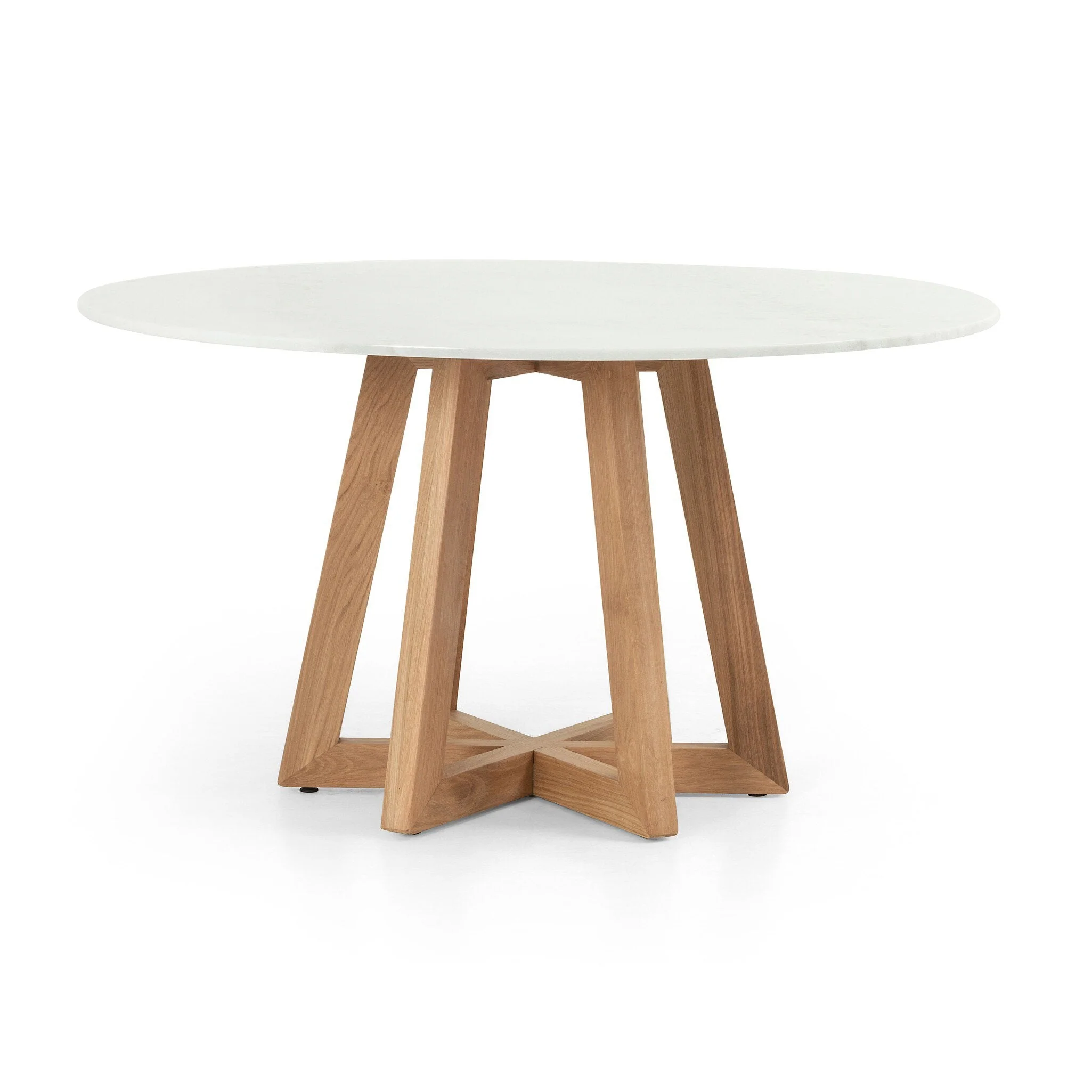 Creston Dining Table - White Marble - Image 1